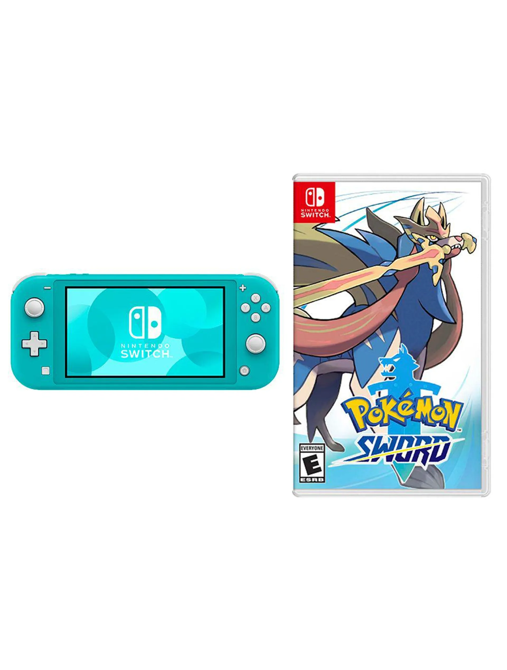 Consola Nintendo Switch Lite Turquoise + Pokemon Sword