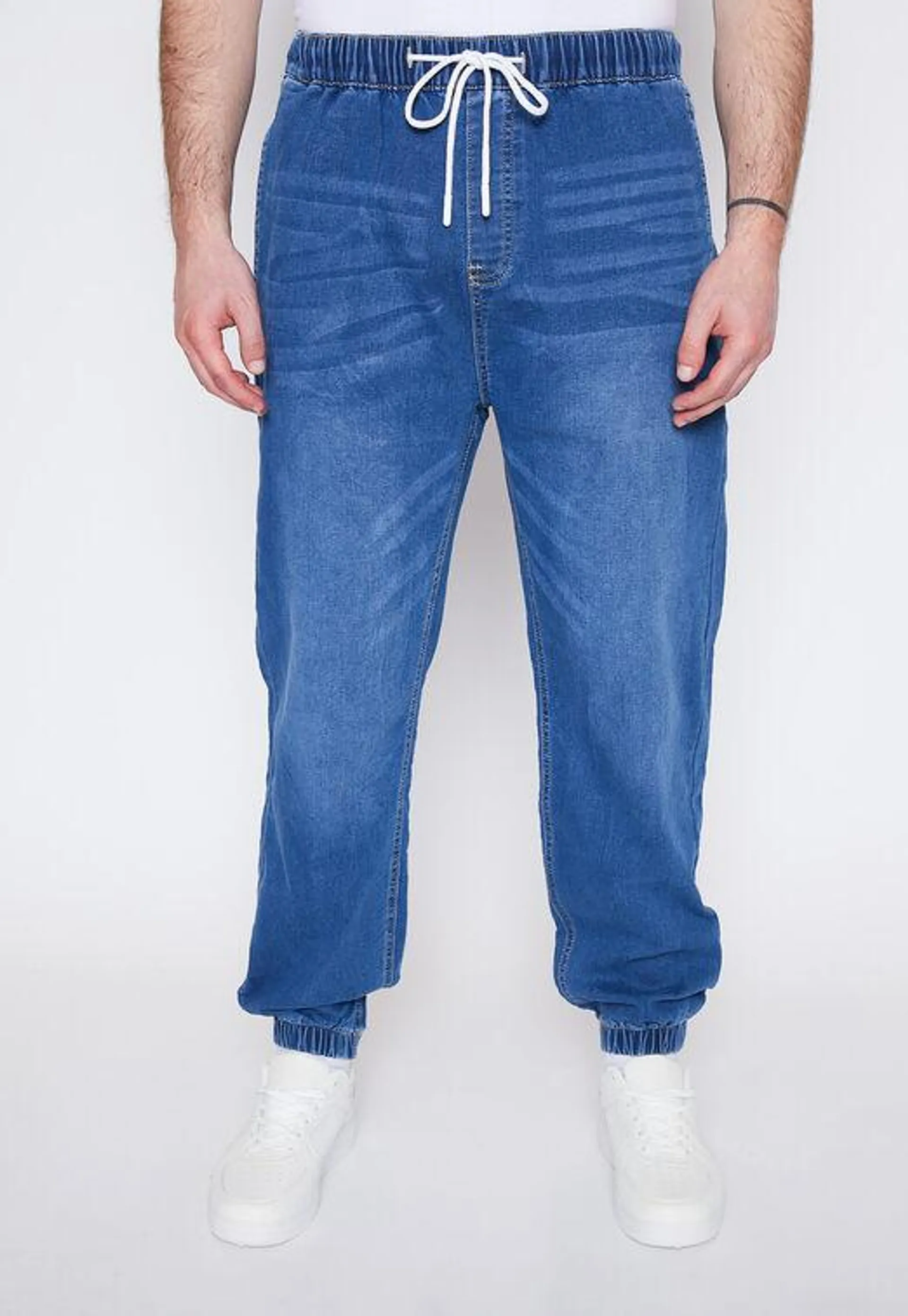 Jeans Hombre Jogger Azul Family Shop