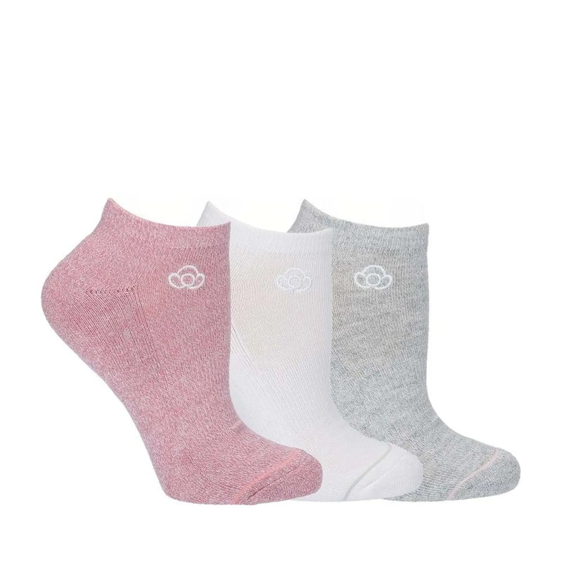 Pack 3 Calcetines Mujer Low Cut Maca Multicolor BSOUL