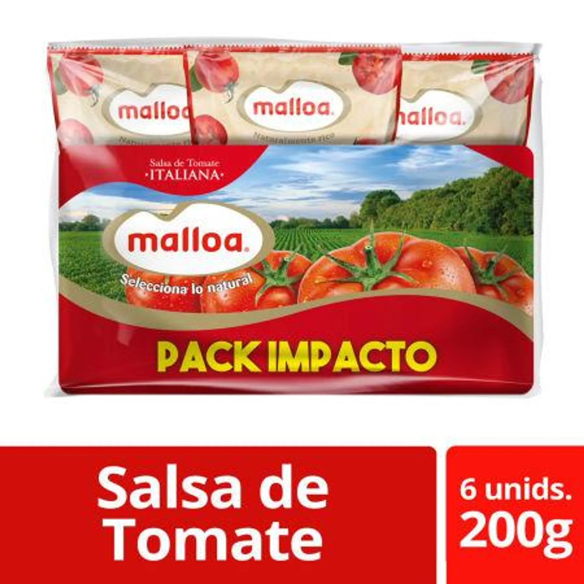 Malloa - Salsa de tomate italiana, 200 g