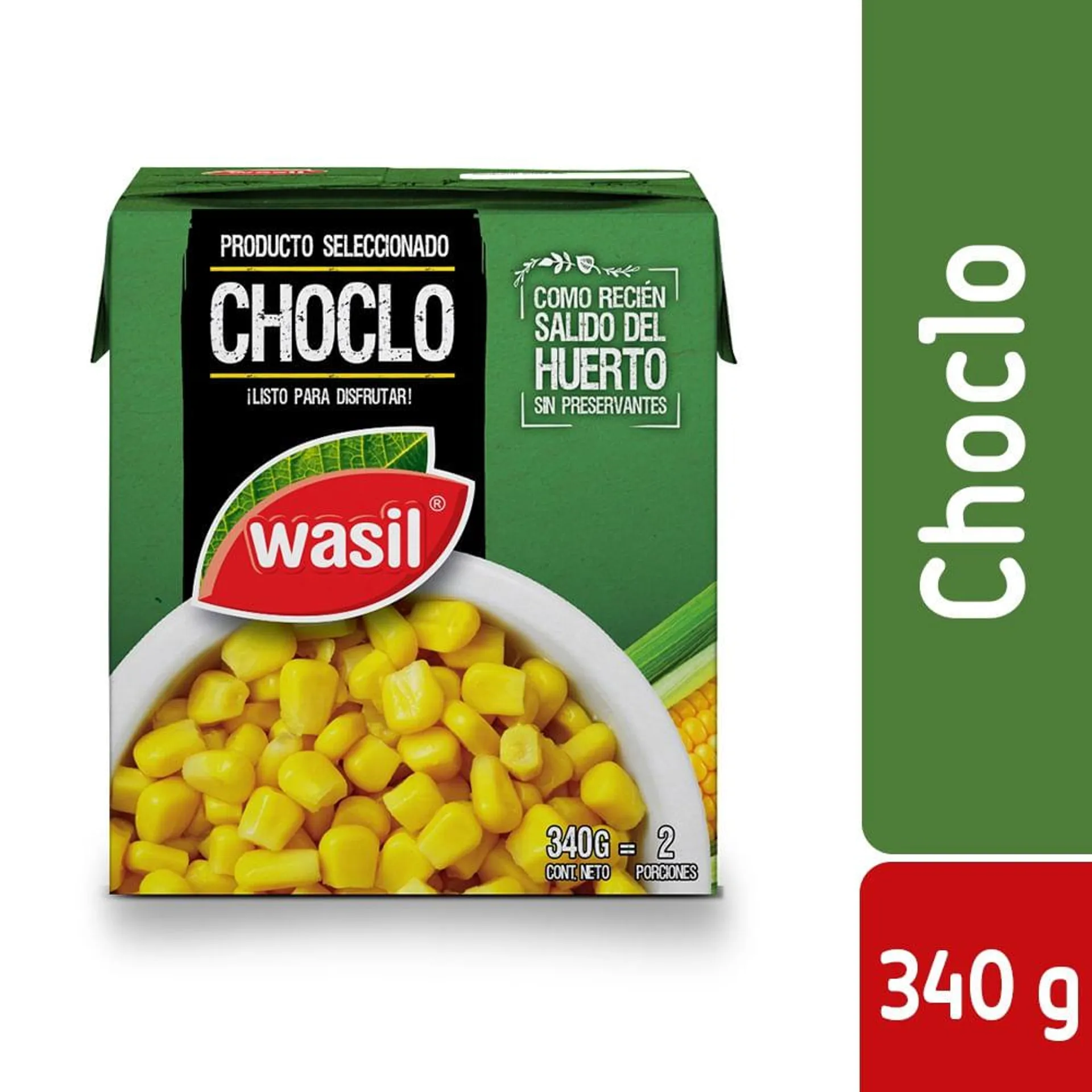 Choclos Wasil tetra 340 g