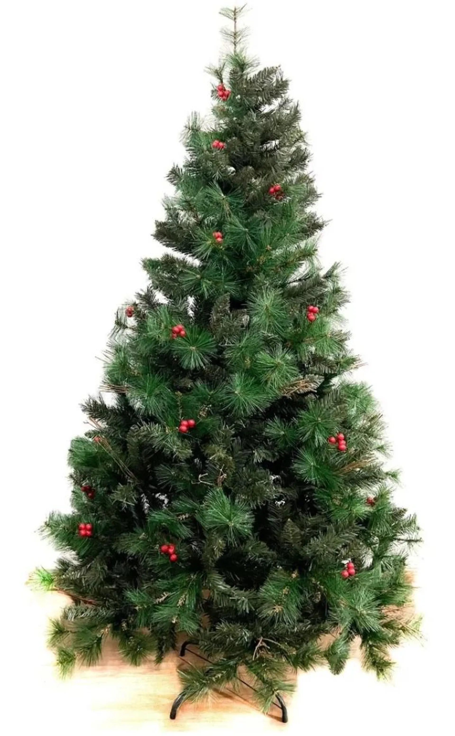 Arbol de Navidad 210 CM 2 Tipos de Ramas Mixtas Frondoso 1100 T