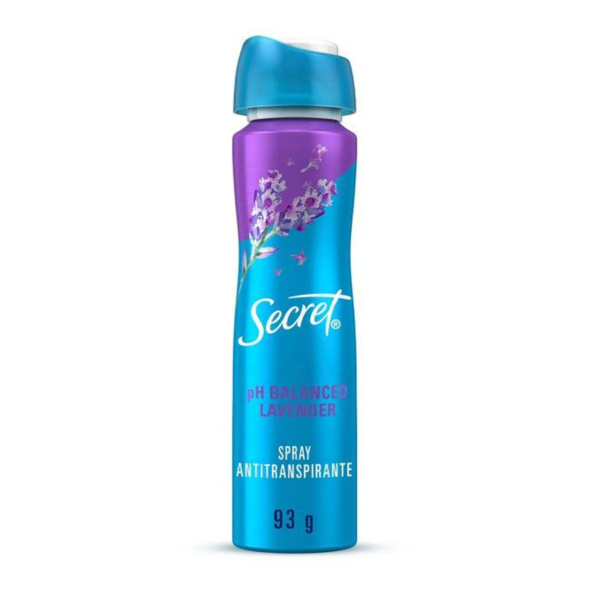 Desodorante Spray Secret Antitranspirante pH Balanced Lavander 93 g