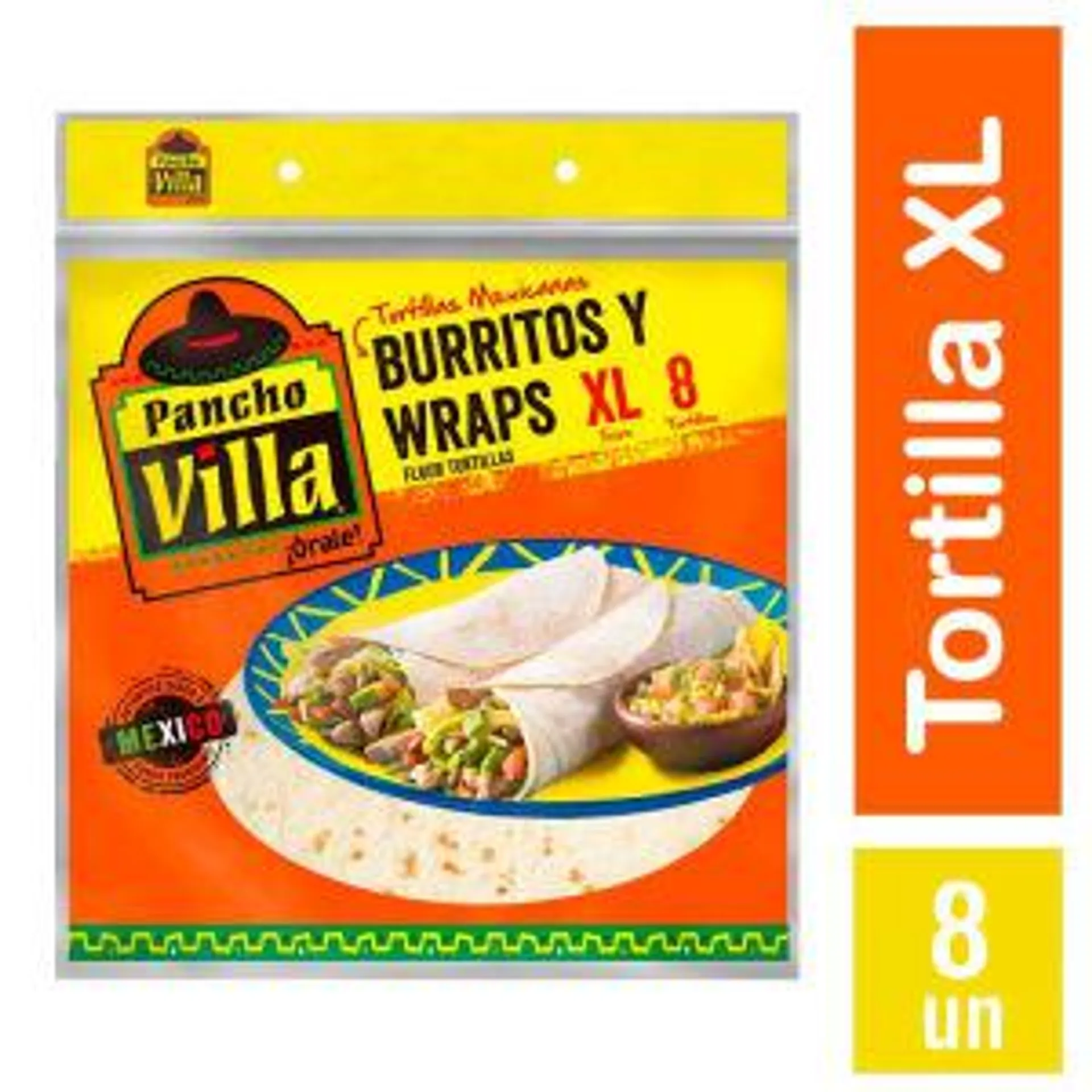 Tortilla Burrito Display, 8 Un