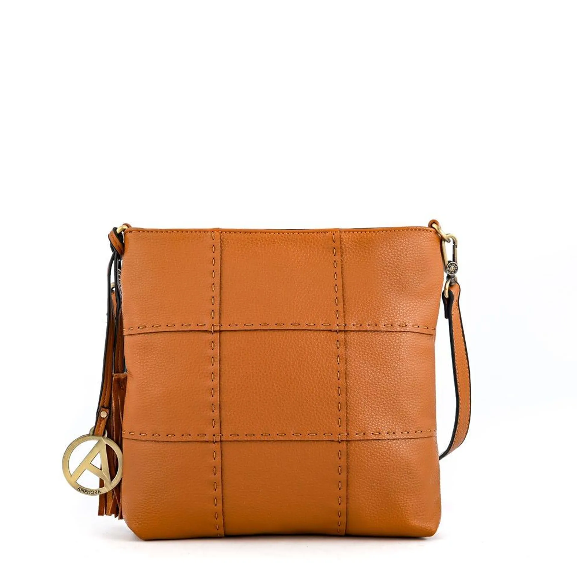 Cartera bandolera mediana robin camel