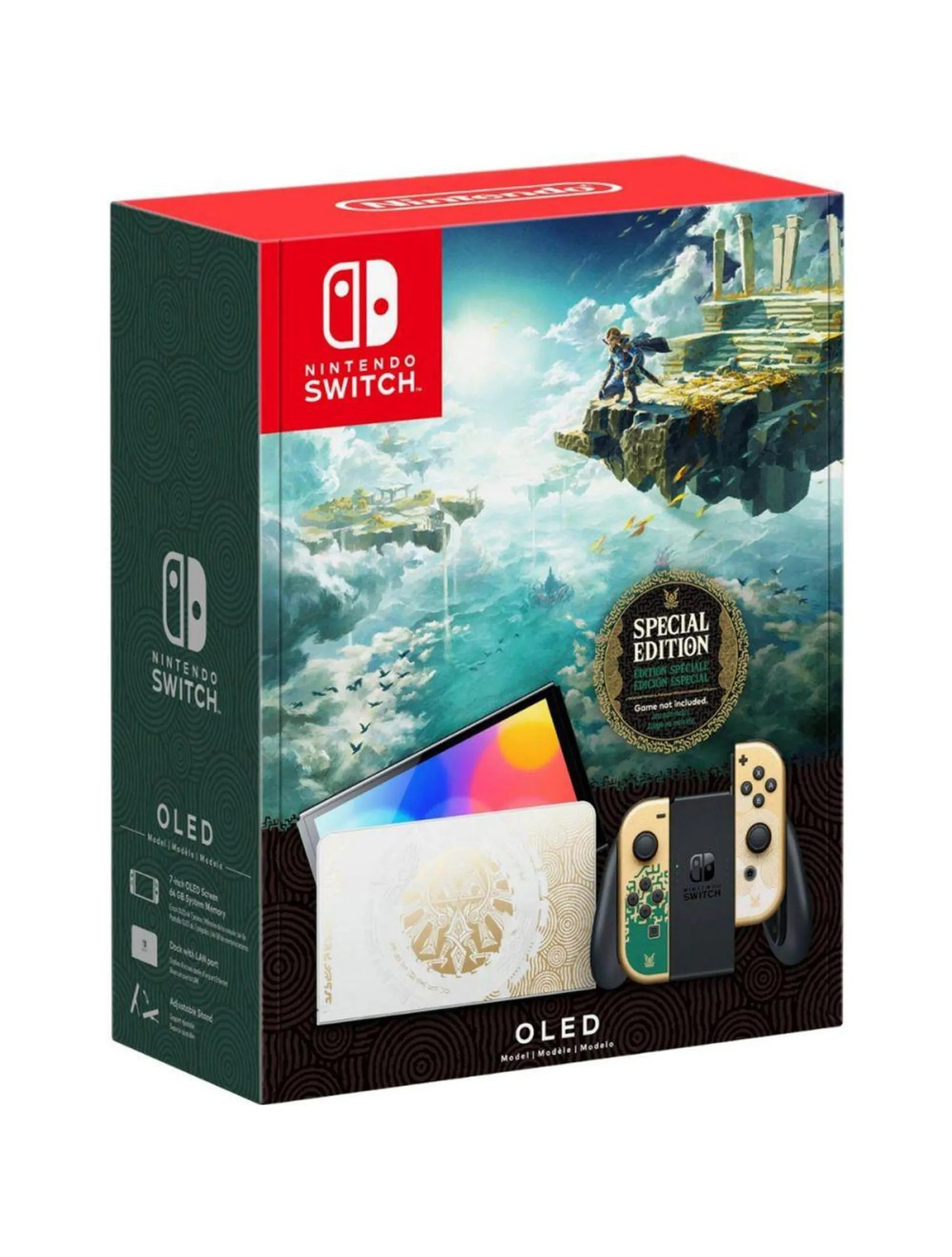 Consola Nintendo Switch OLED - TLOZ: Tears of The Kingdom Edition