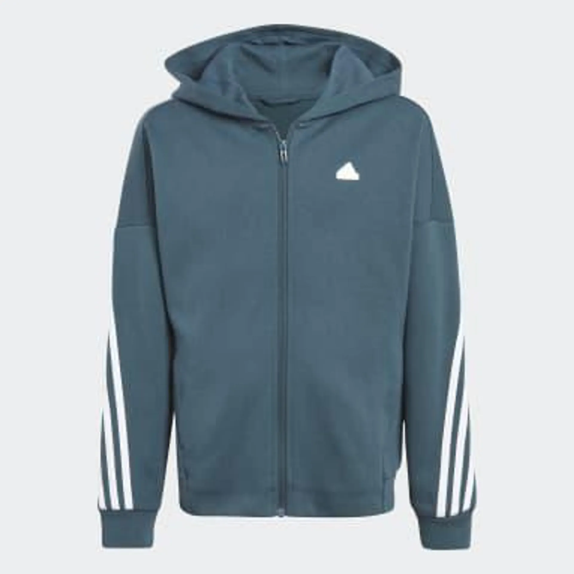 Chaqueta con Capucha 3-Stripes Full-Zip