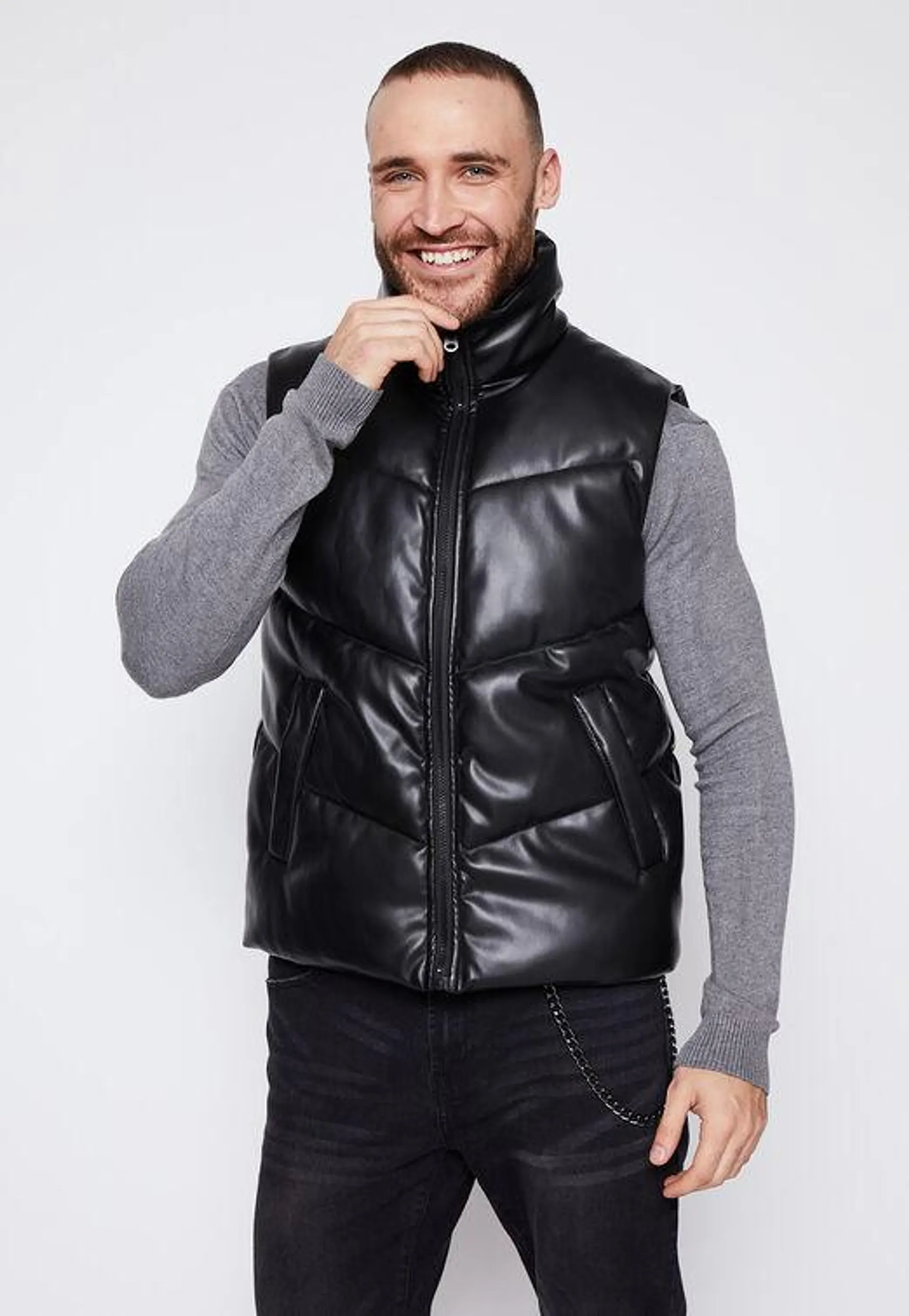 Chaqueta Hombre Negro Sim Manga Family Shop