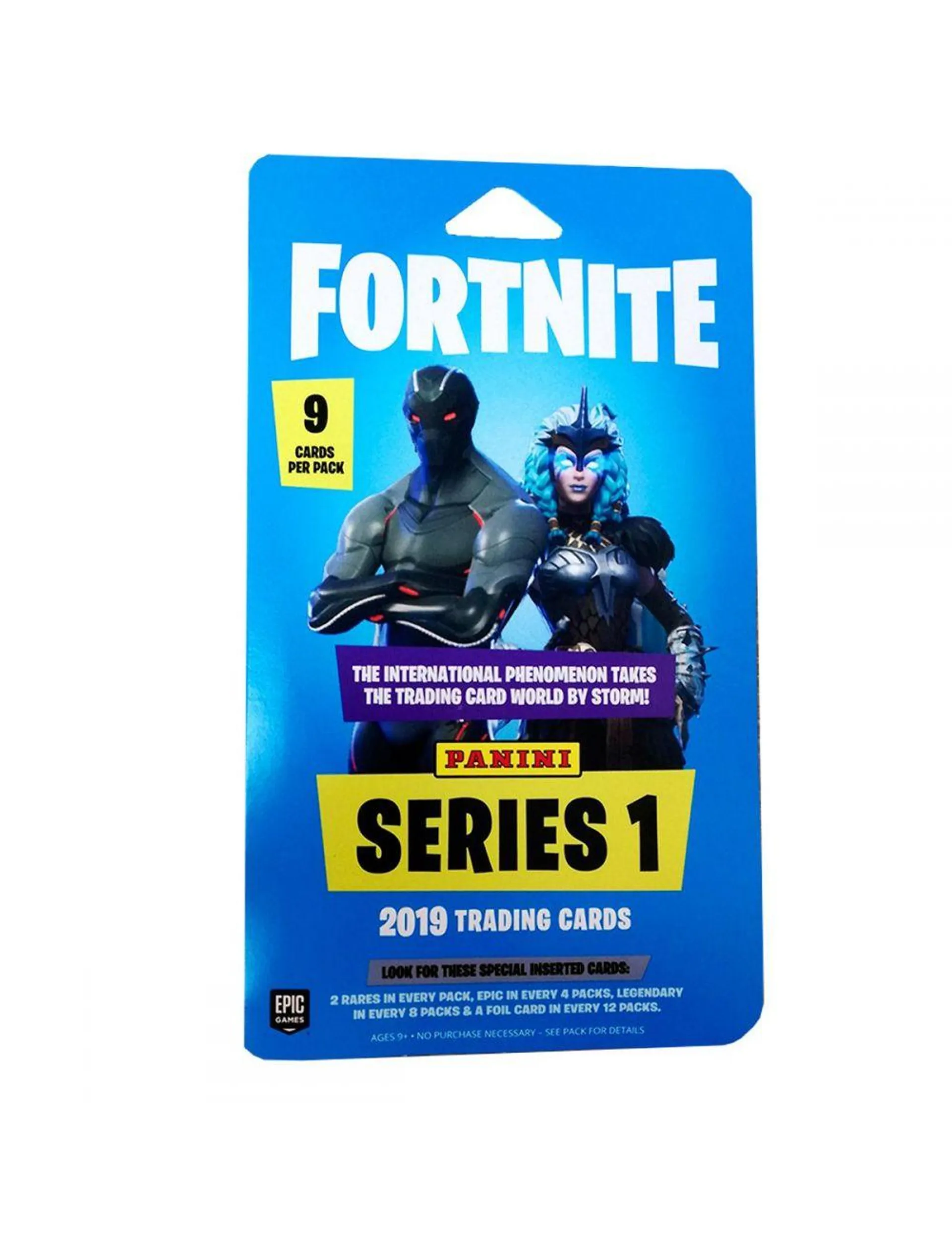 9 CARTAS POR PACK SERIE 1 FORTNITE Trading Card Collection