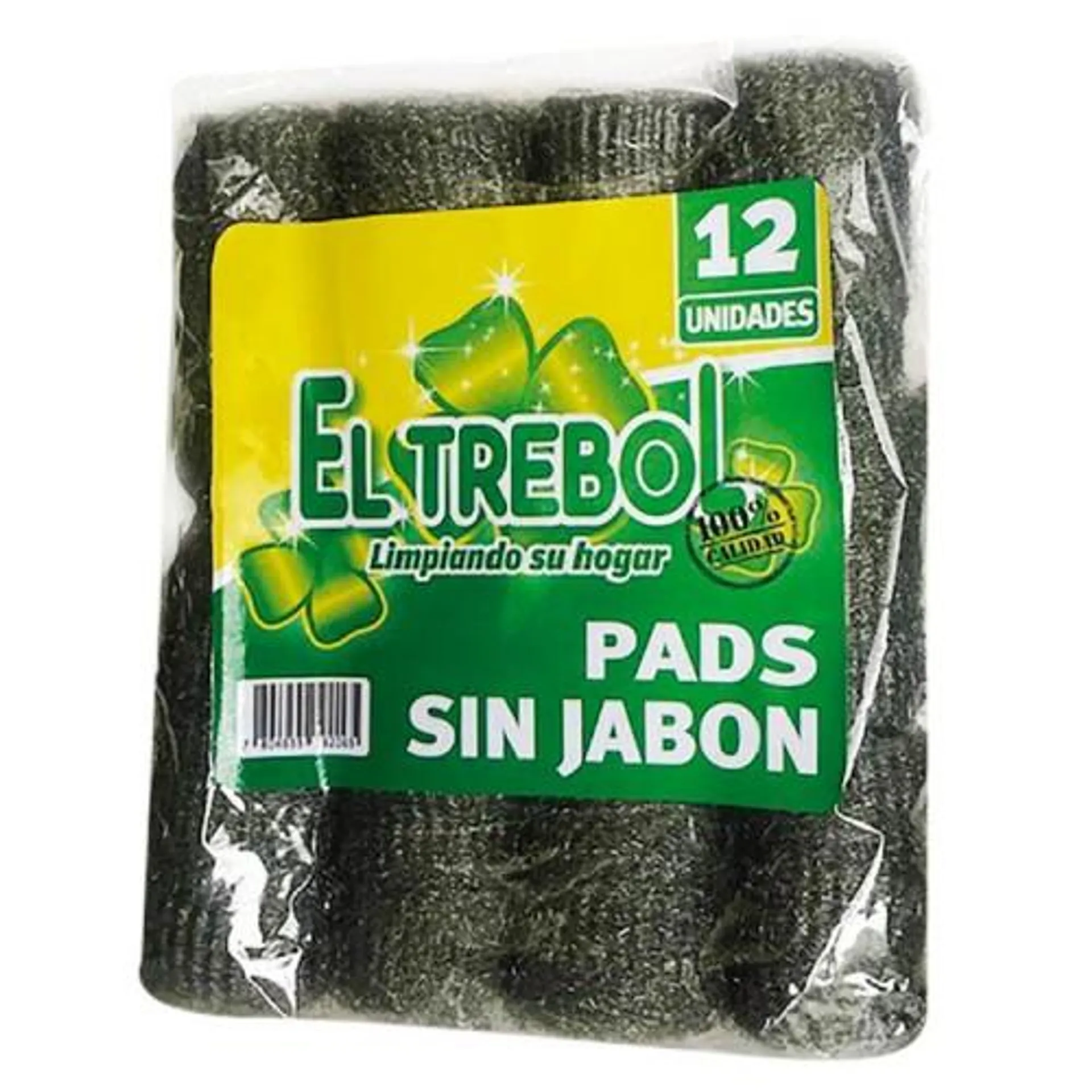 El Trebol Pads S/Jabon X 12