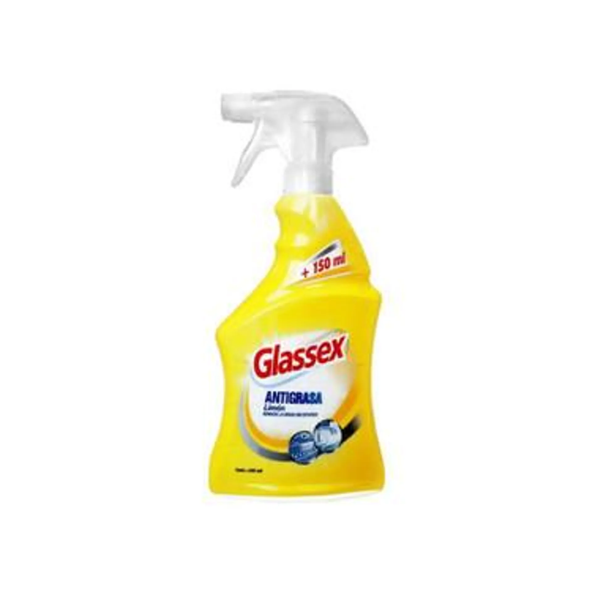 Antigrasa Glassex con gatillo Limón 650 ml