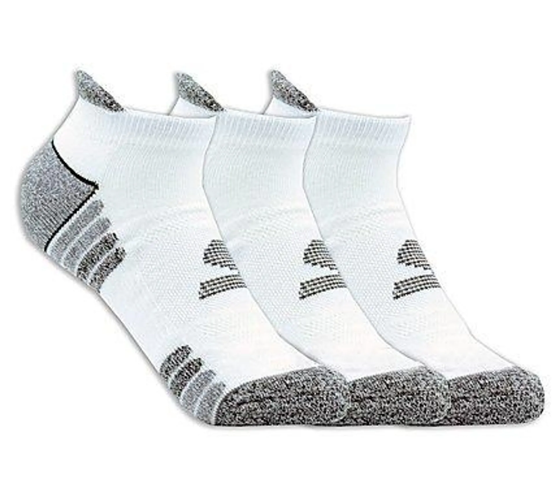 3 Pack Men's Socks - 1/2 Terry Low Cut White