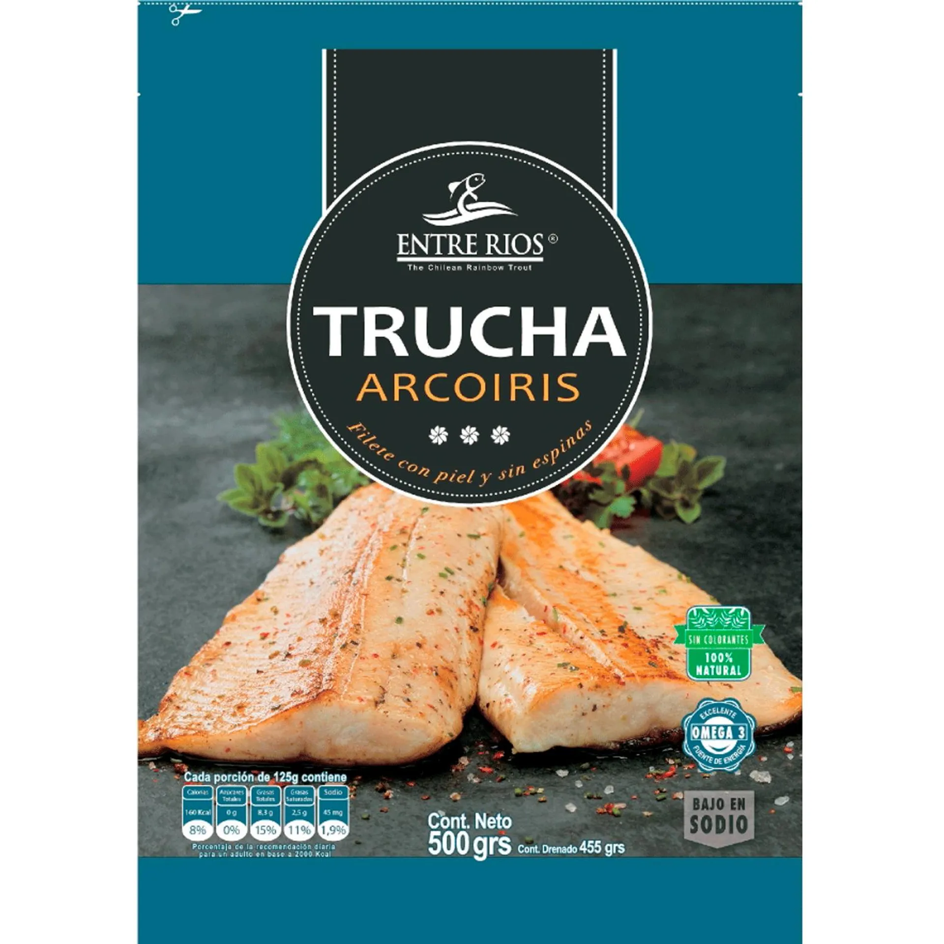 Trucha filete 500 g