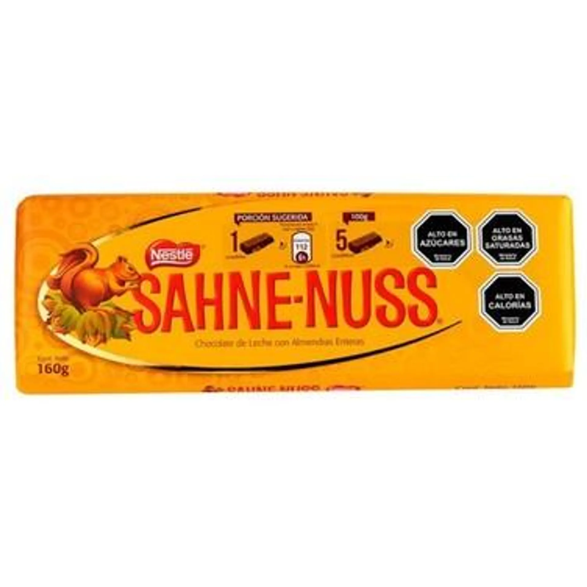 Chocolate Sahne Nuss Barra 160 Grs