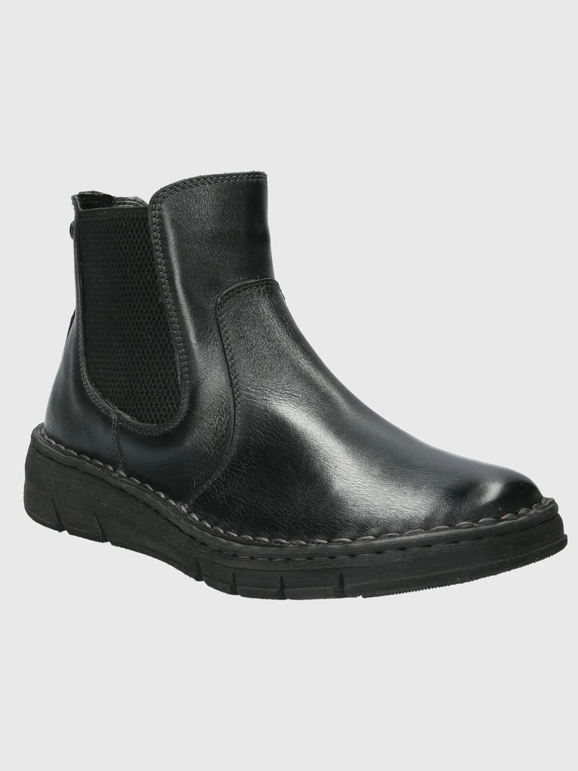 Botin Cuero Mujer Craven Negro