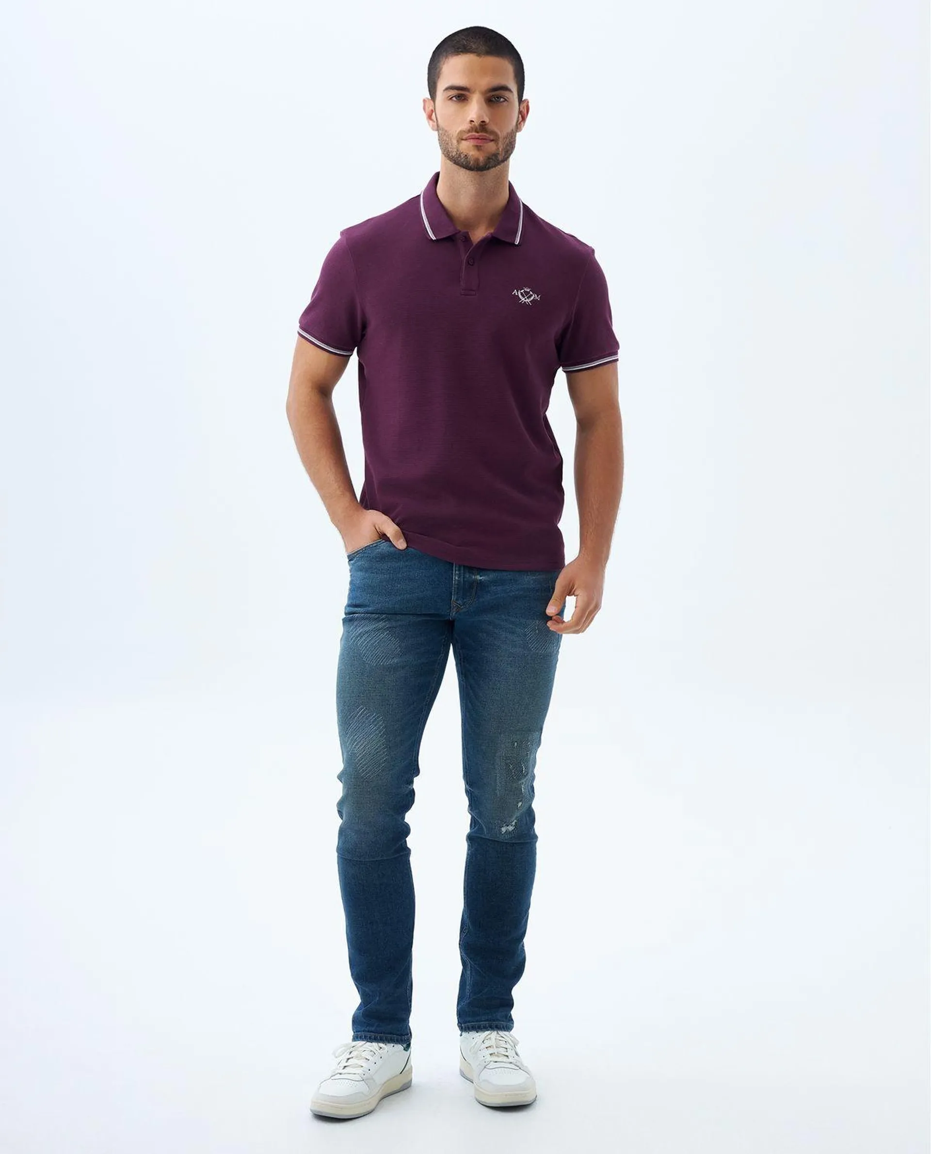 Polo manga corta para hombre