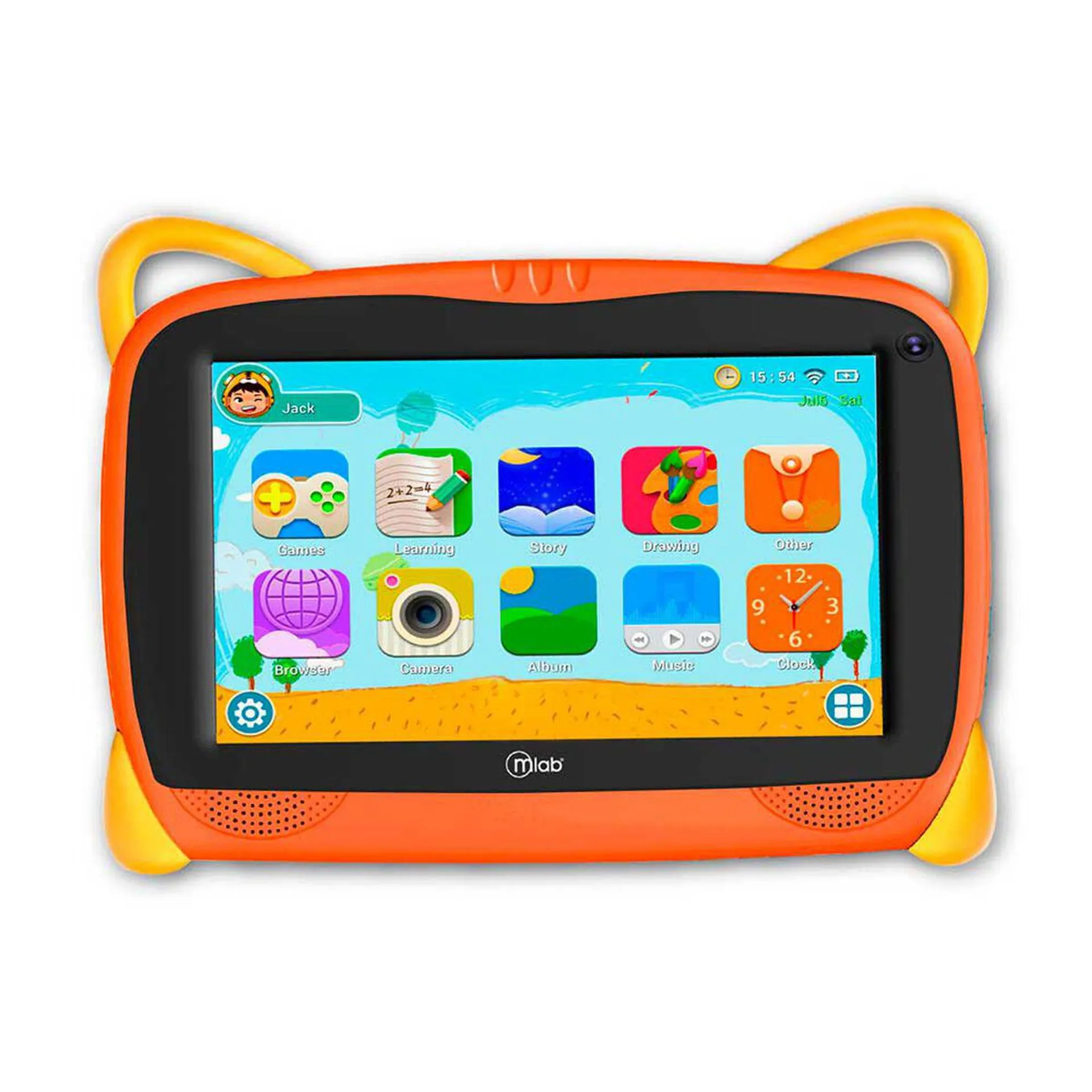 Tablet Infantil Mlab 9097 Cortex A53 Quad Core 2GB 16GB 7" Naranjo