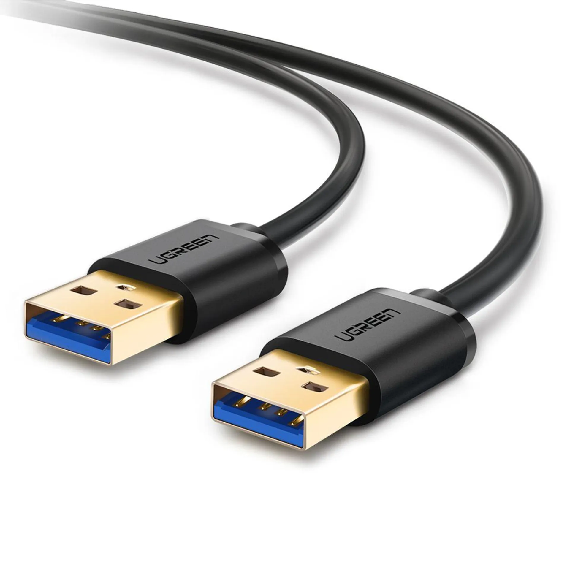 UGREEN CABLE M/M 3.0 USB-A/USB-A 2M NEGRO US128