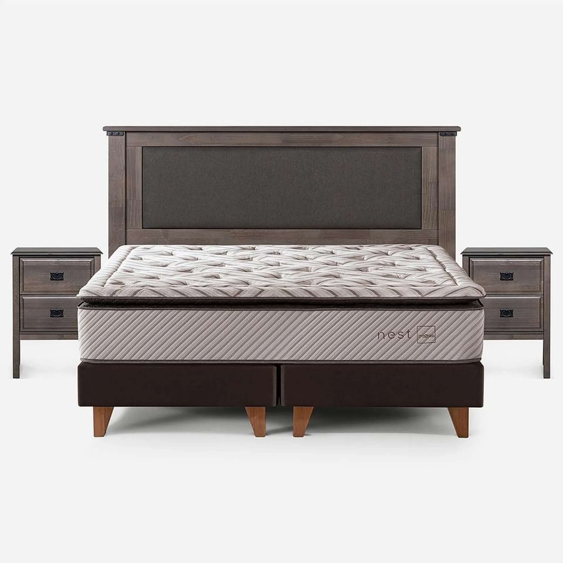 Cama Nest King + Muebles New Ray