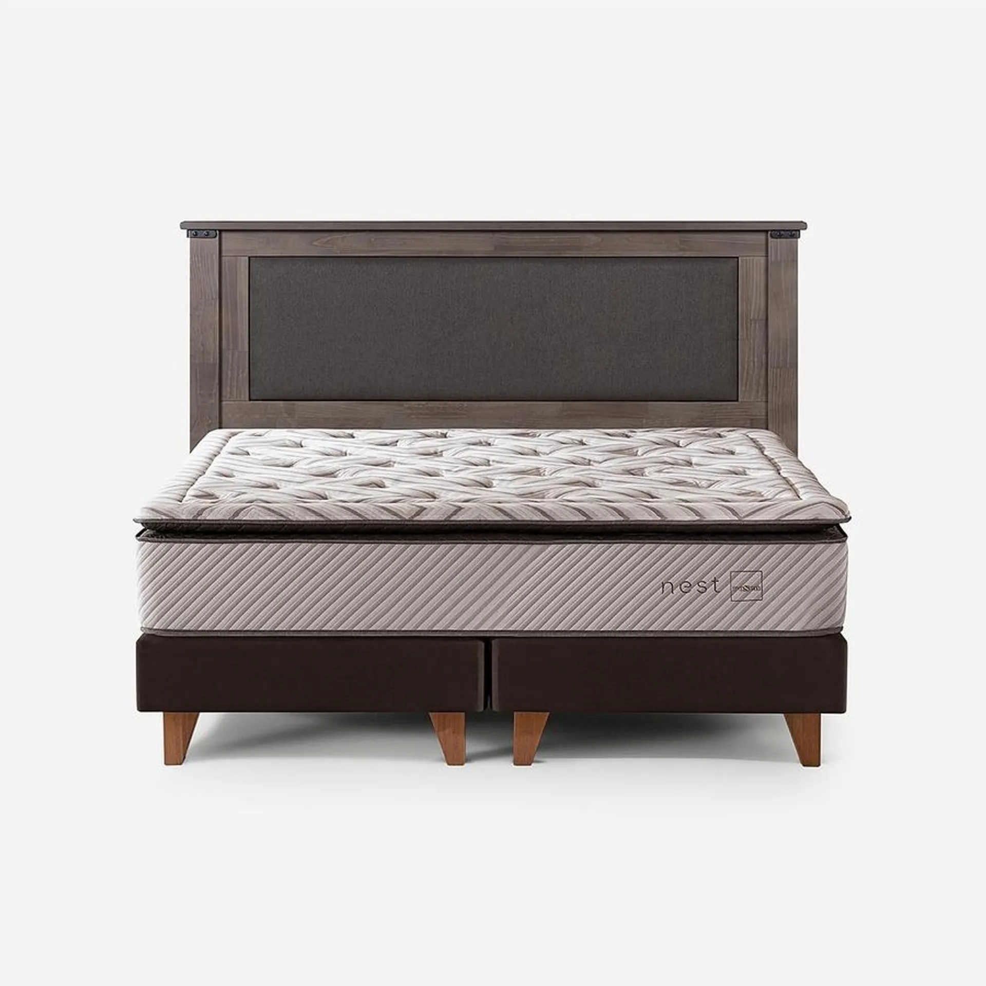 Cama Nest King + Respaldo New Ray