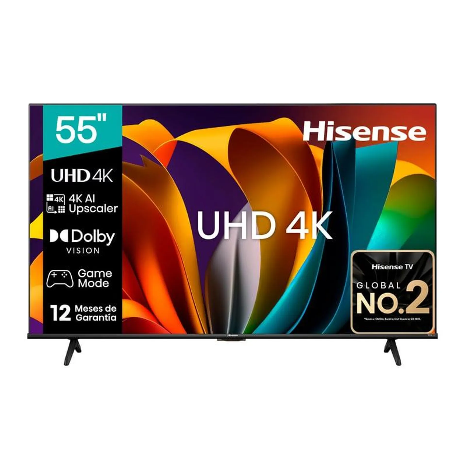 LED Smart TV 55" A6N 4K Ultra HD VIDAA Hisense