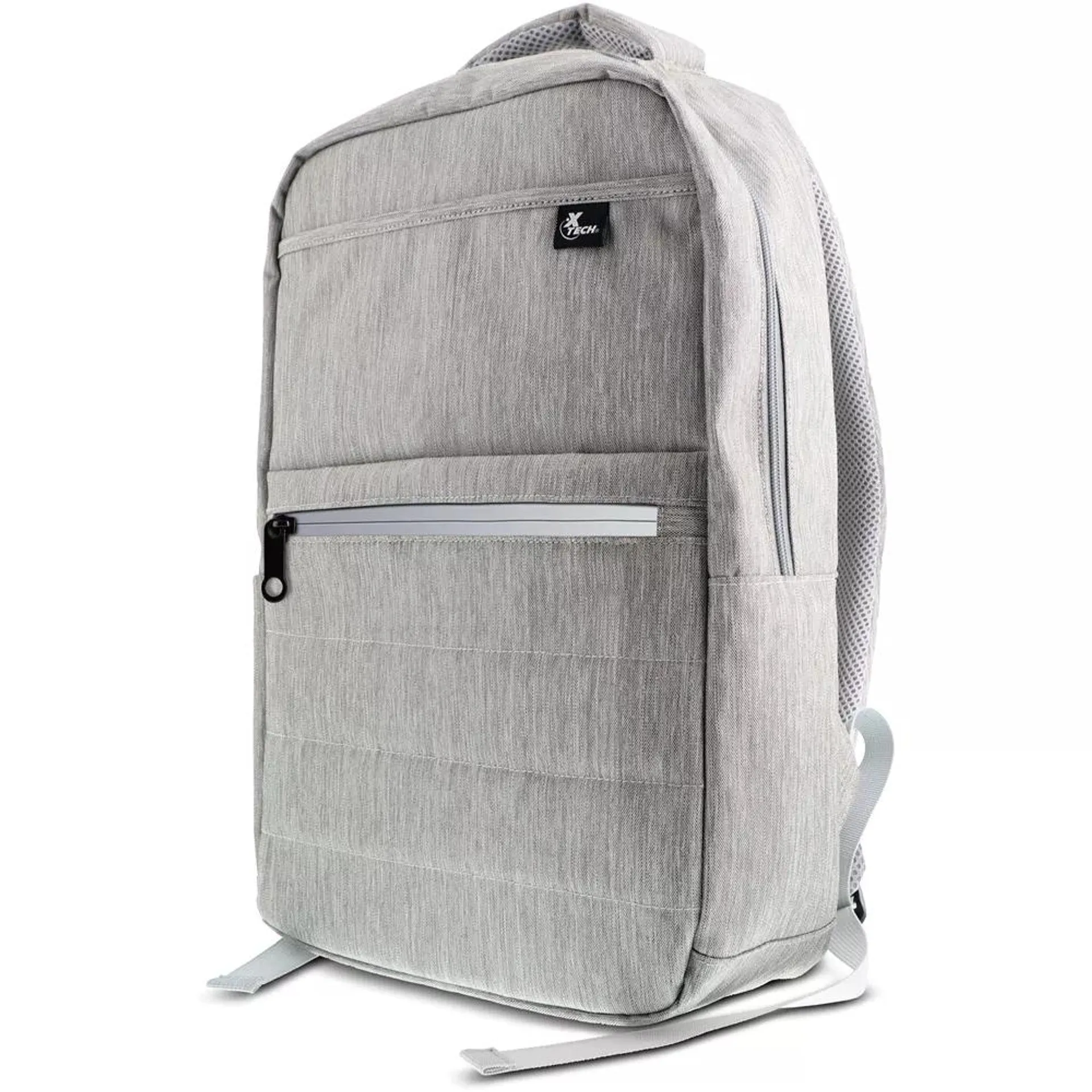 Mochila Xtech 15,6" repelente agua, banda reflectante,gris - XTB-214GY