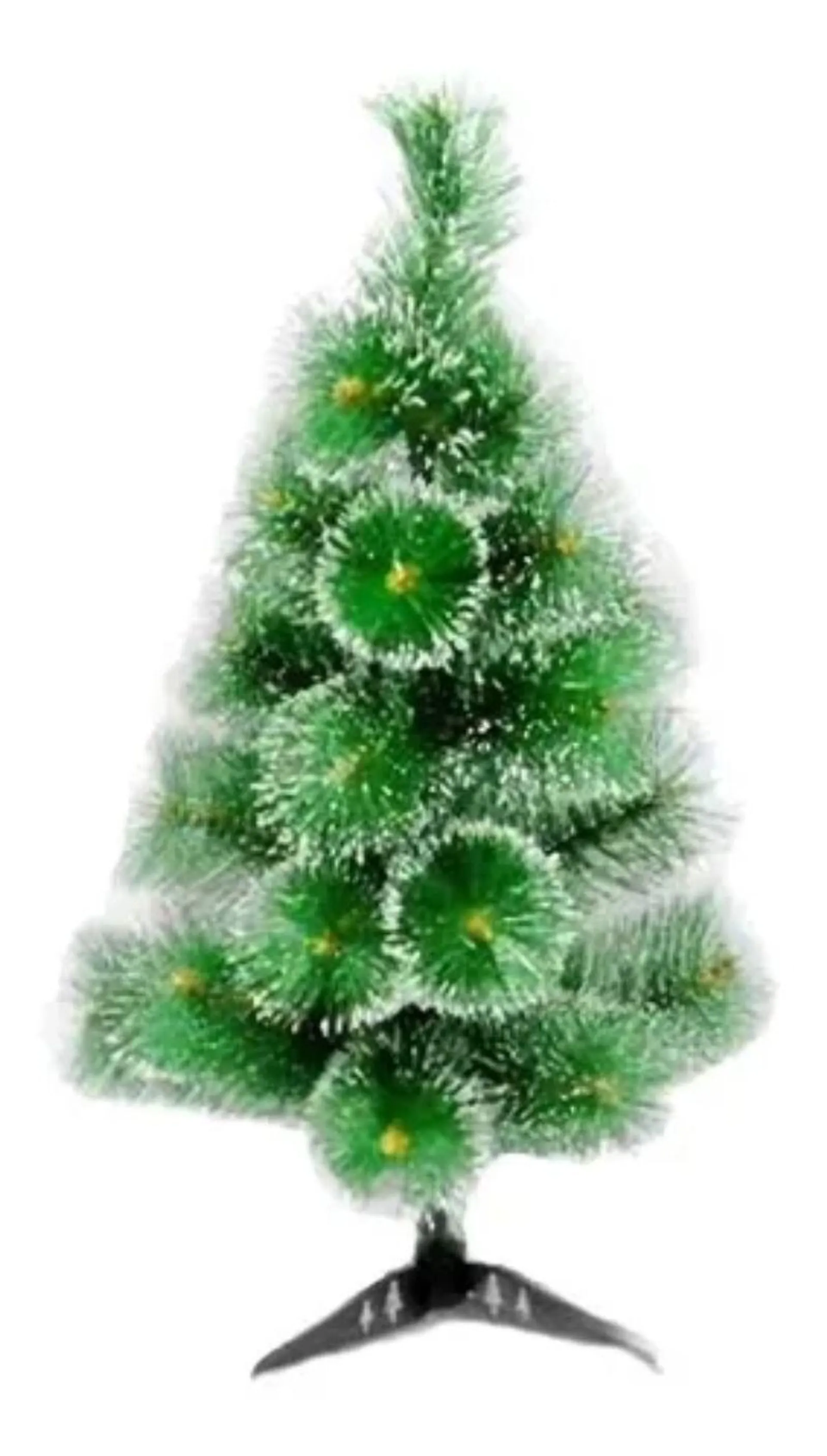 Árbol De Navidad Verde Con Blanco De 60 Cm