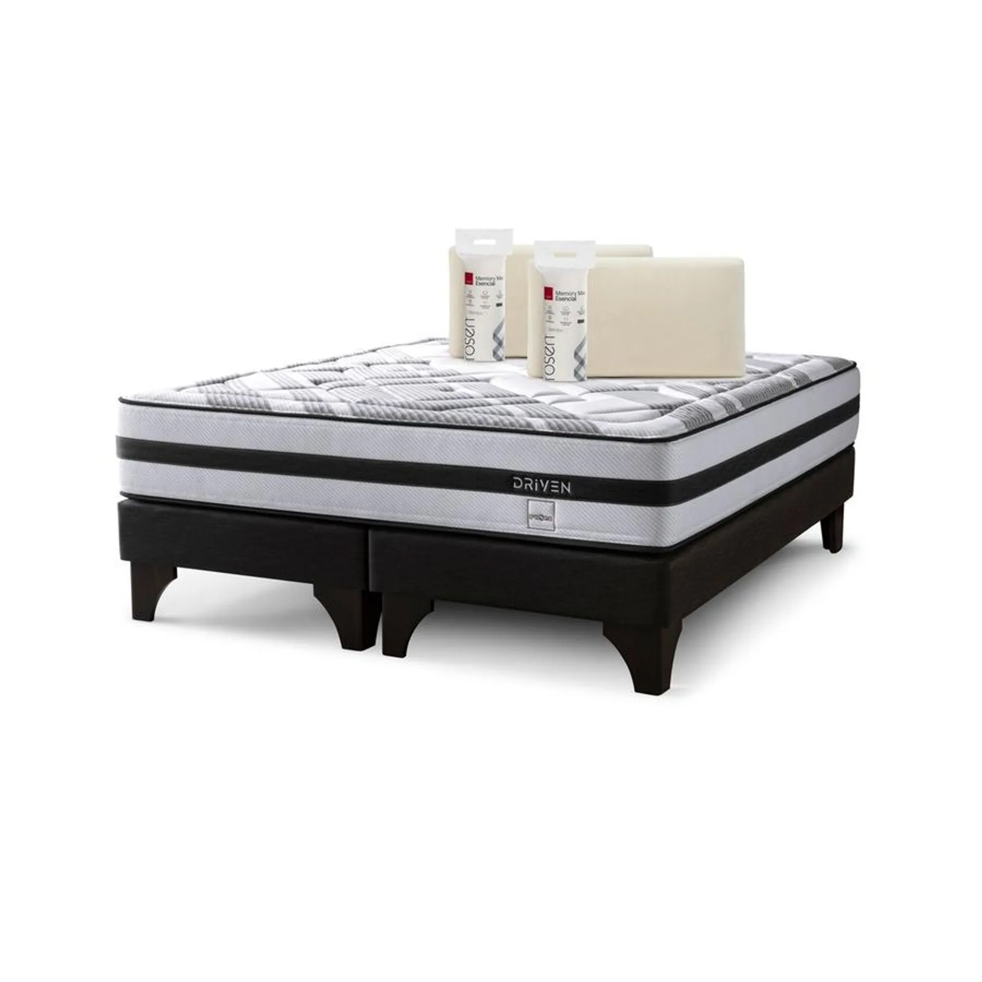 Cama Driven Super King + Almohadas Esencial