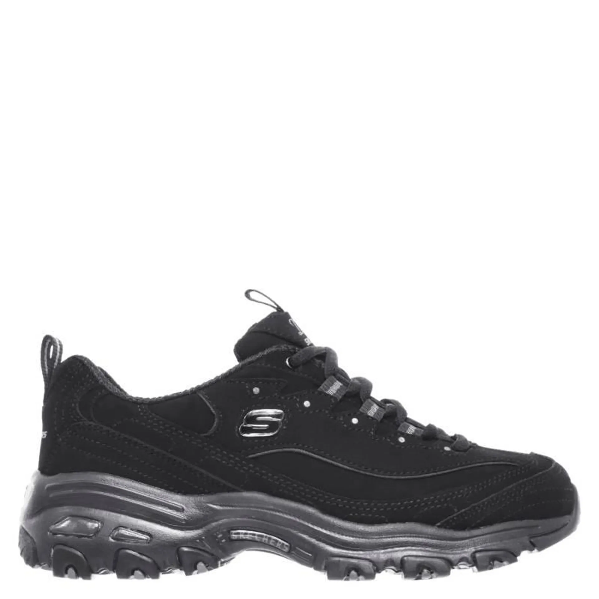 Zapatilla Urbana Mujer Cuero Negro Skechers