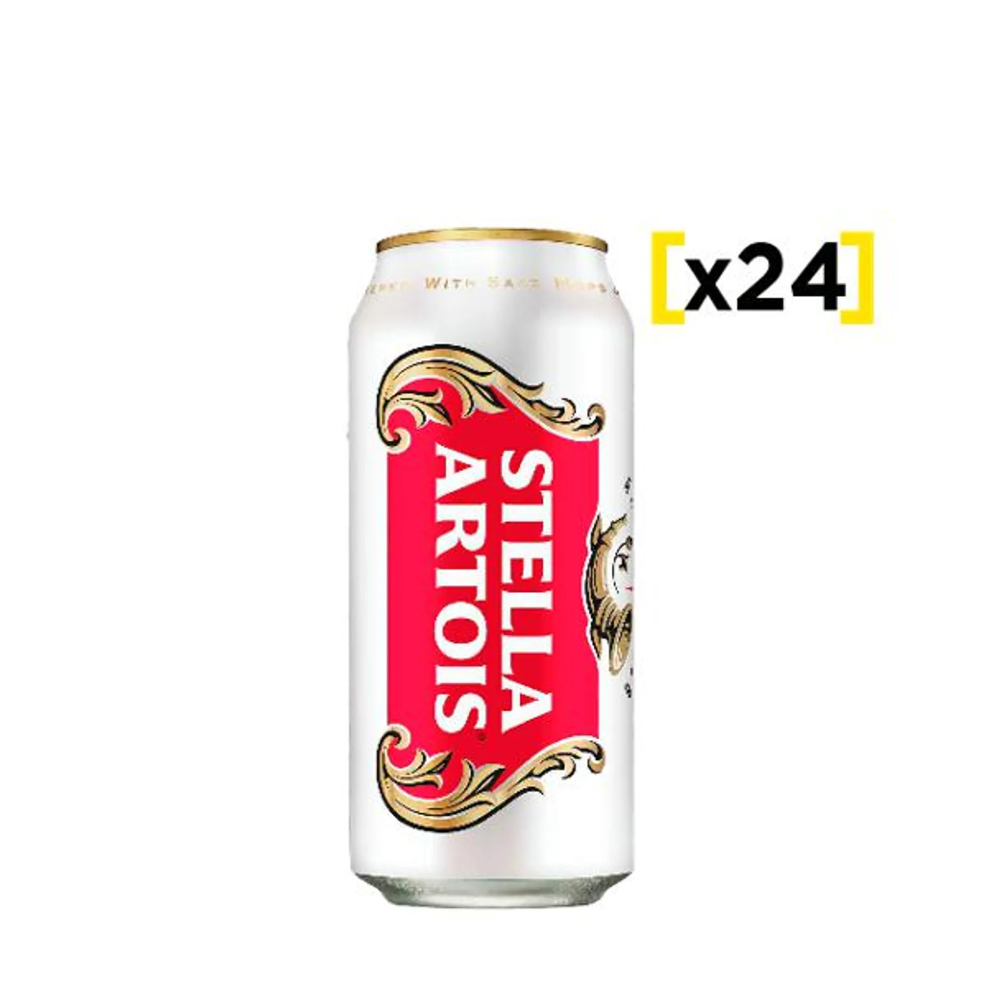 Cerveza Stella Artois lata 473 CC x24 | Liquidos.cl