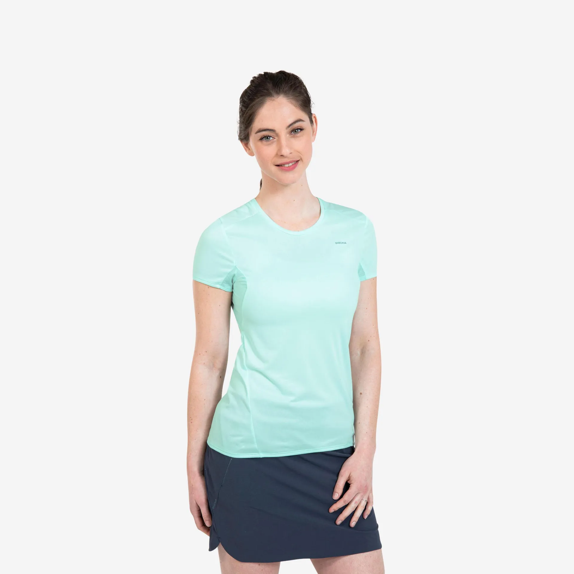 POLERA SENDERISMO MH100 MUJER