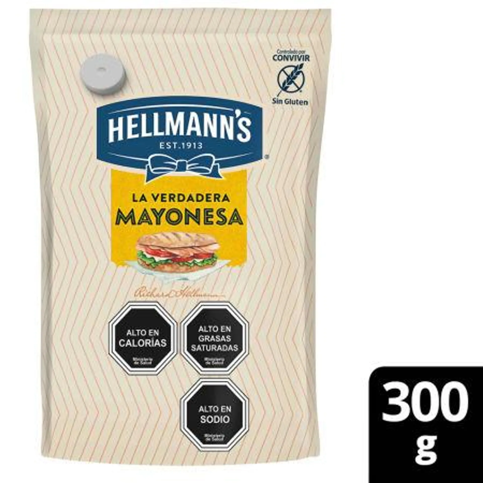 Hellmann's - Hellmann'S Mayonesa Doypack, 300 g