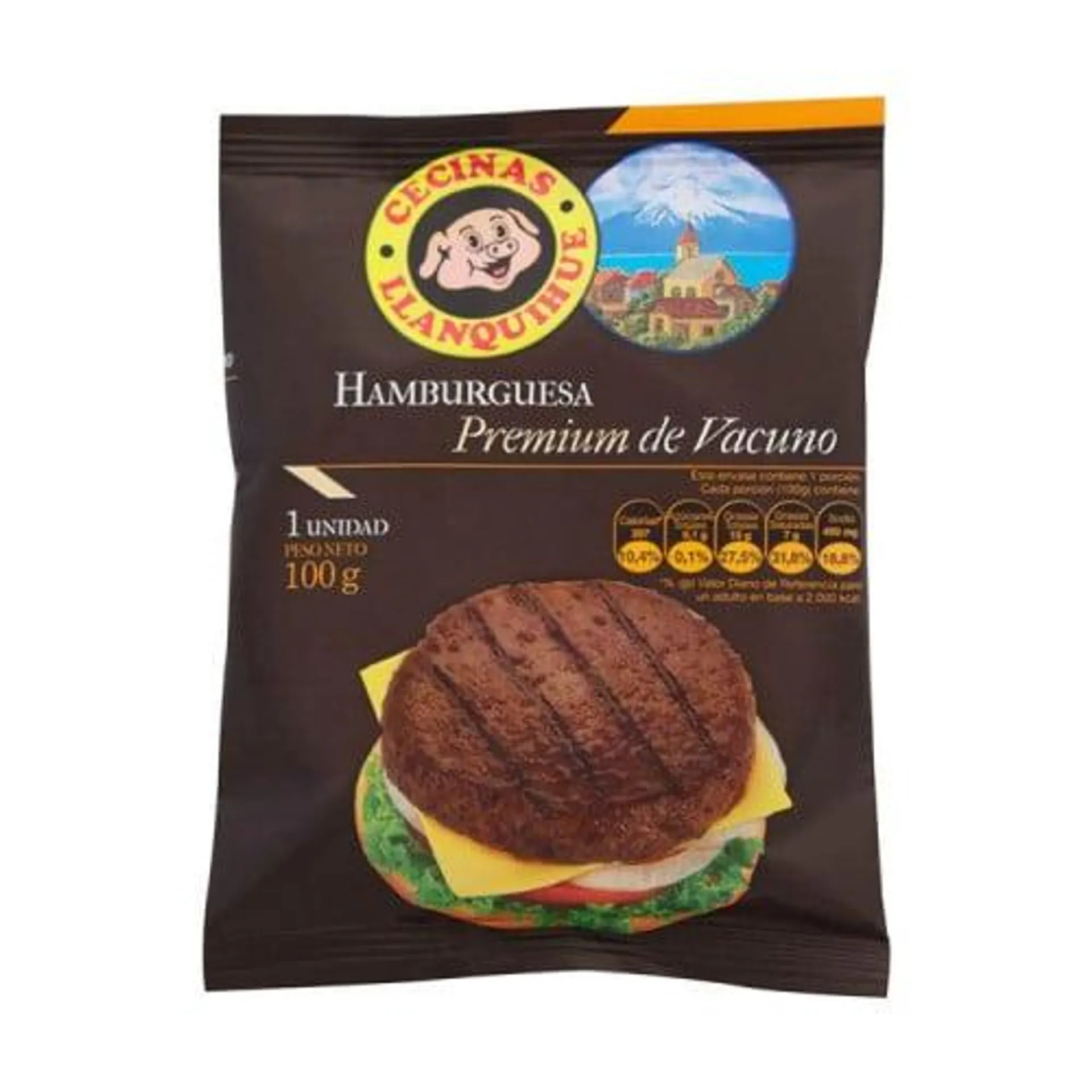 Hamb.Llanquihue Prem Vac 100 Gr