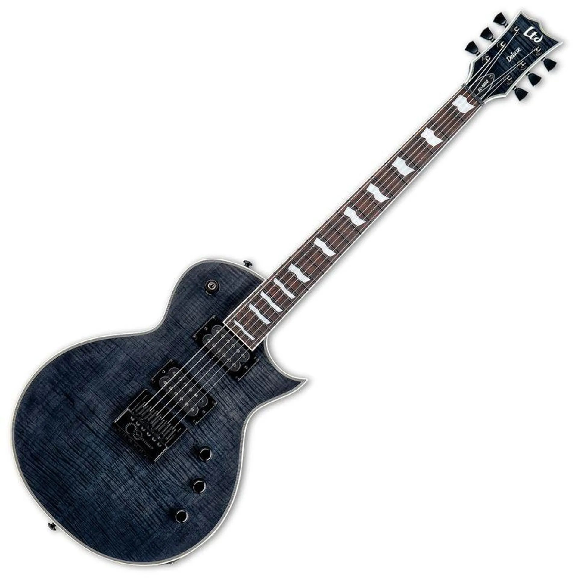 Guitarra eléctrica LTD EC-1000 Evertune - See Thru Black