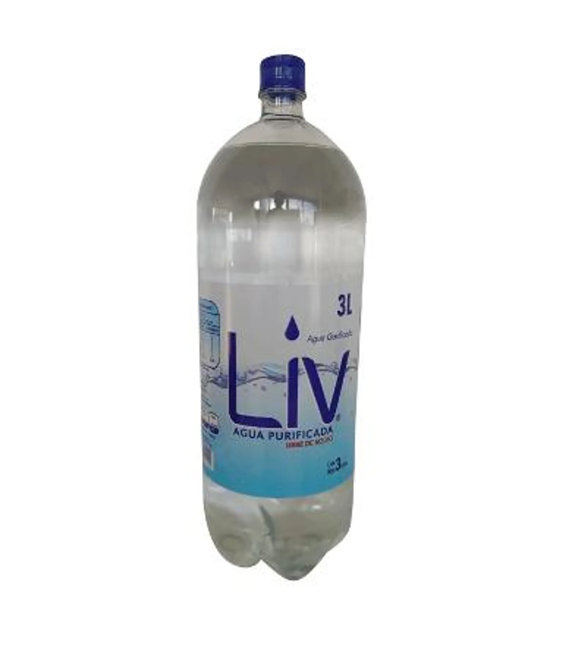 Agua Purificada Liv Con Gas 3 Lt