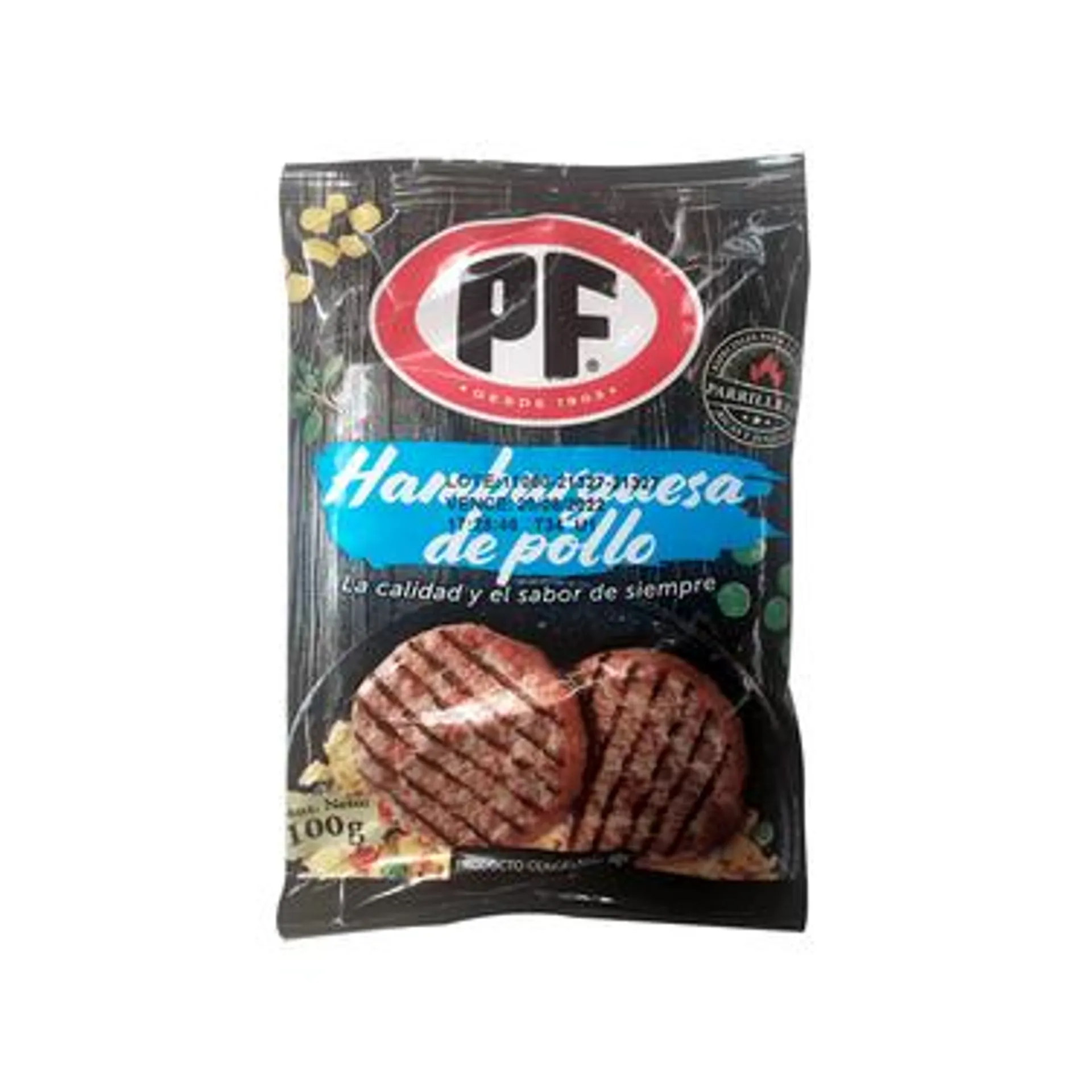 Hamburguesa Pollo Pf 100 gr