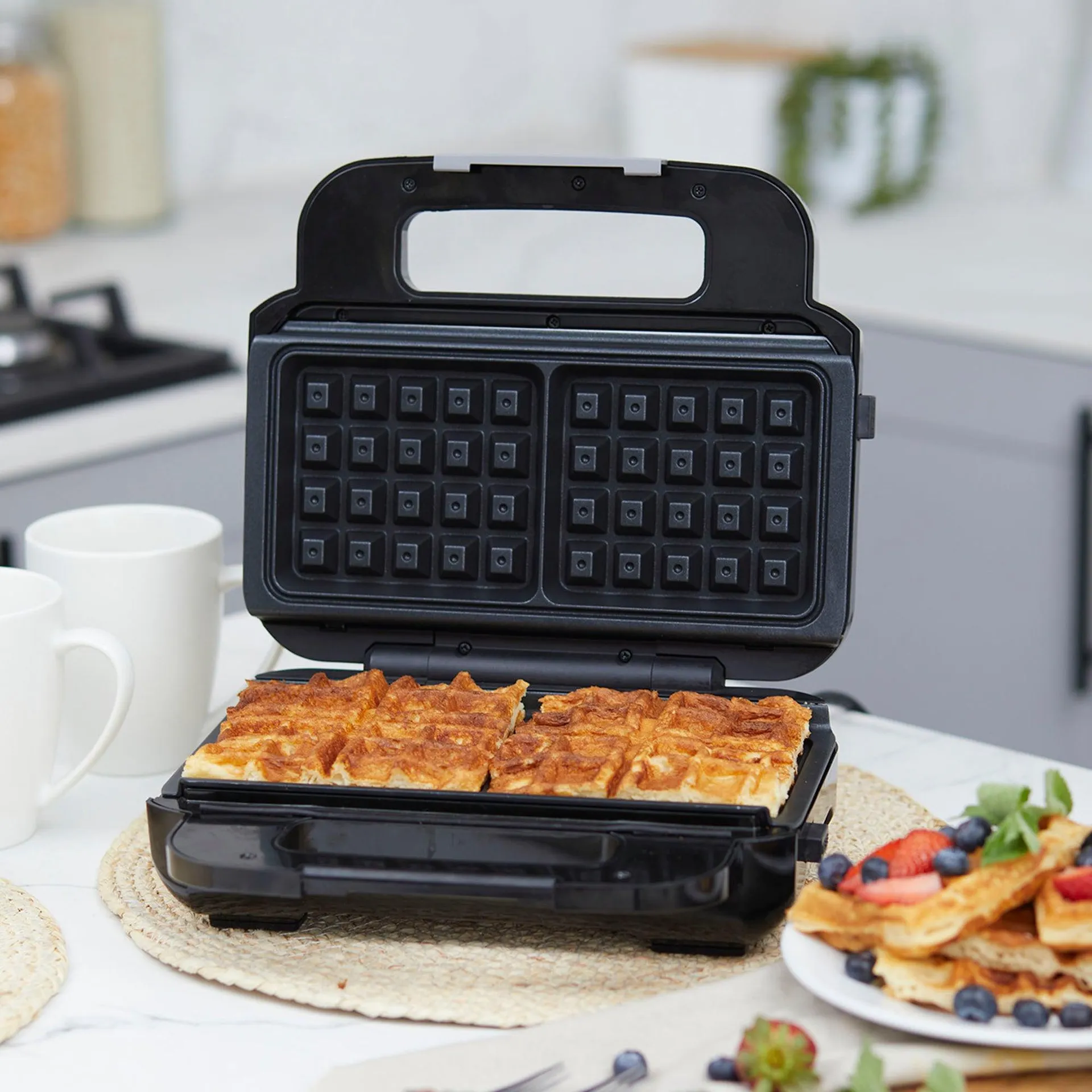 Waflera y Sandwichera 2 en 1 Press FDV
