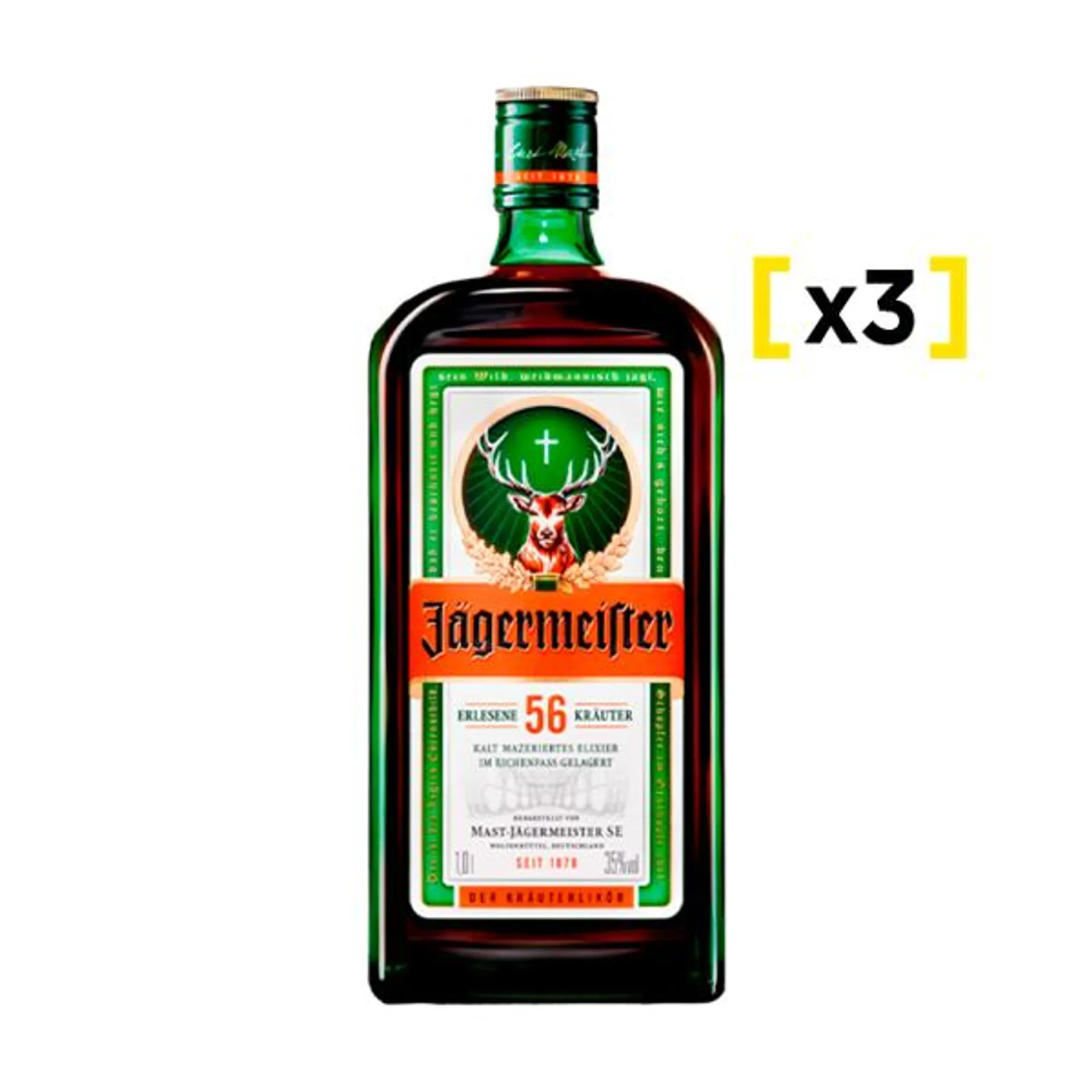 Jagermeister 1 Litro x3