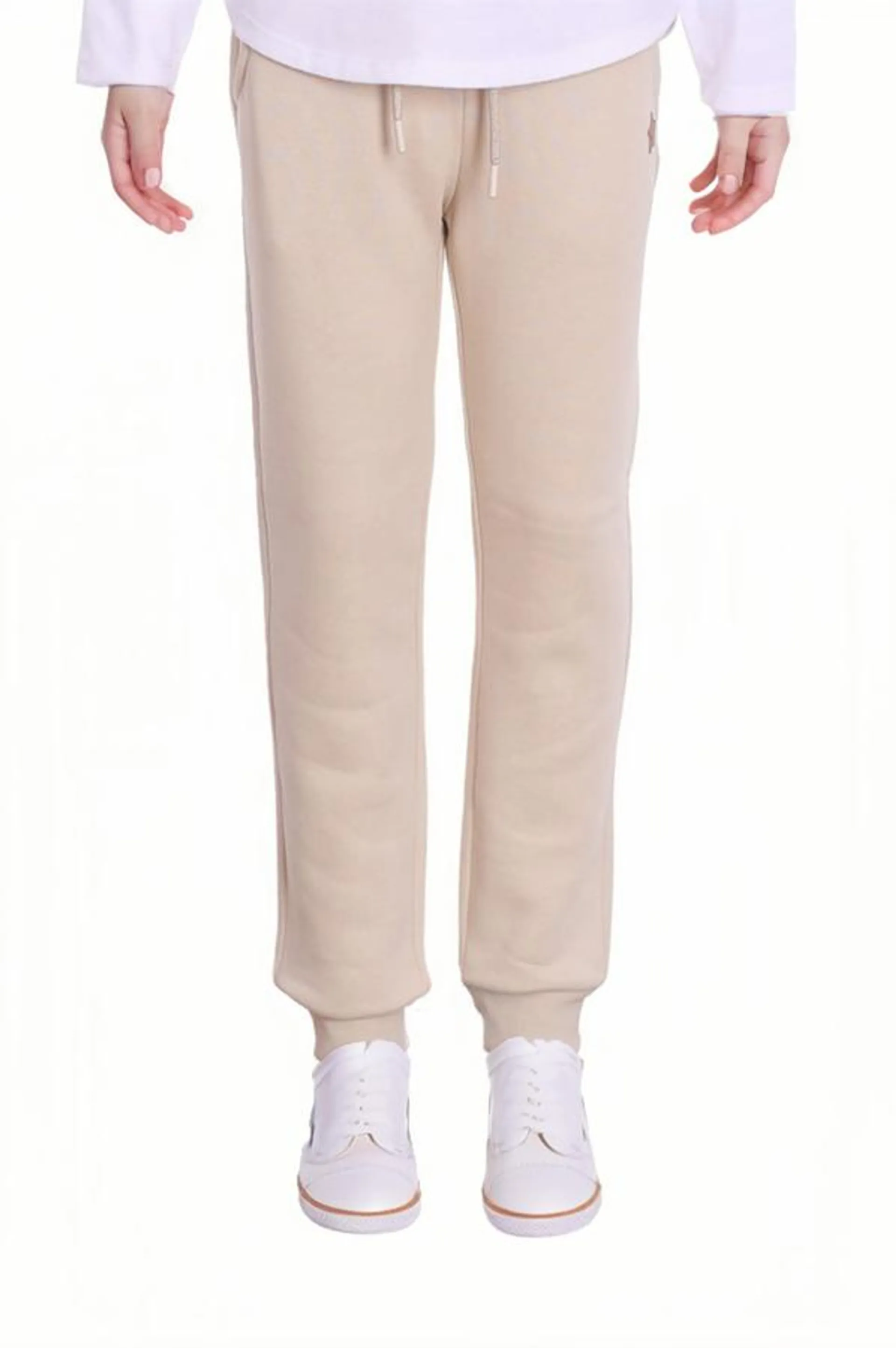 PantalÓn buzo niÑa jogger bÁsico beige