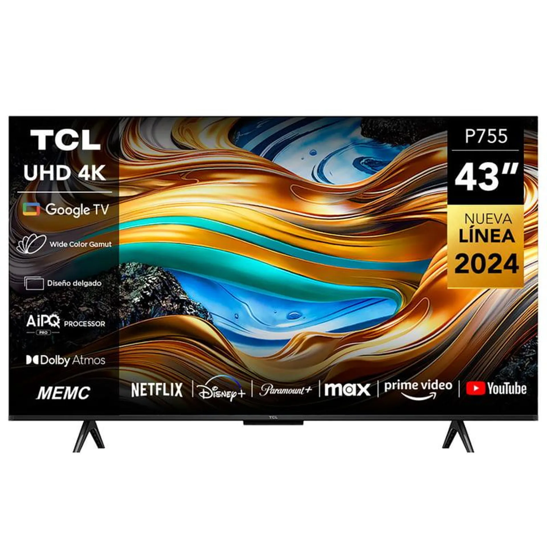 Smart TV 43" UHD Google P755