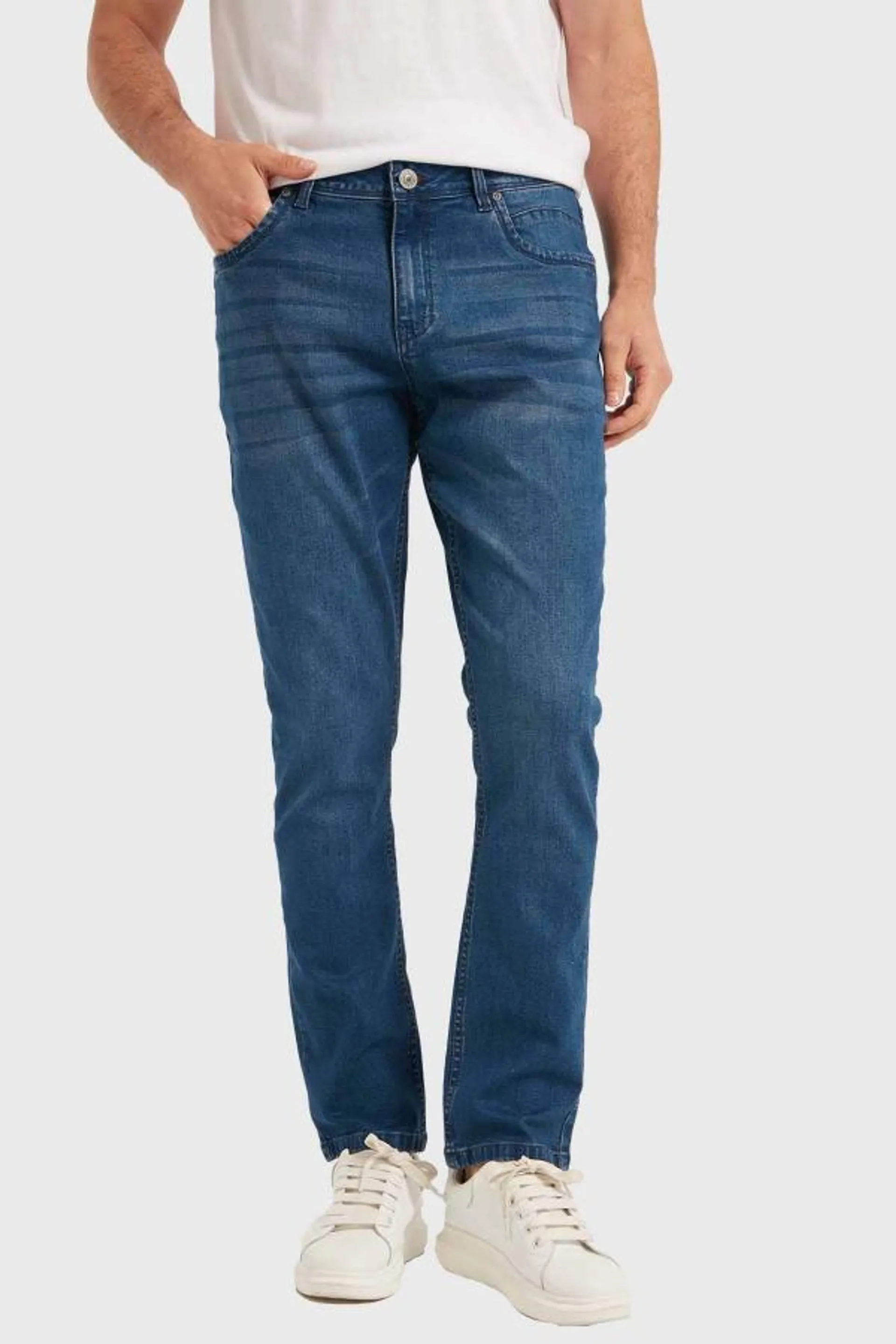 Jeans hombre slim 701 azul i