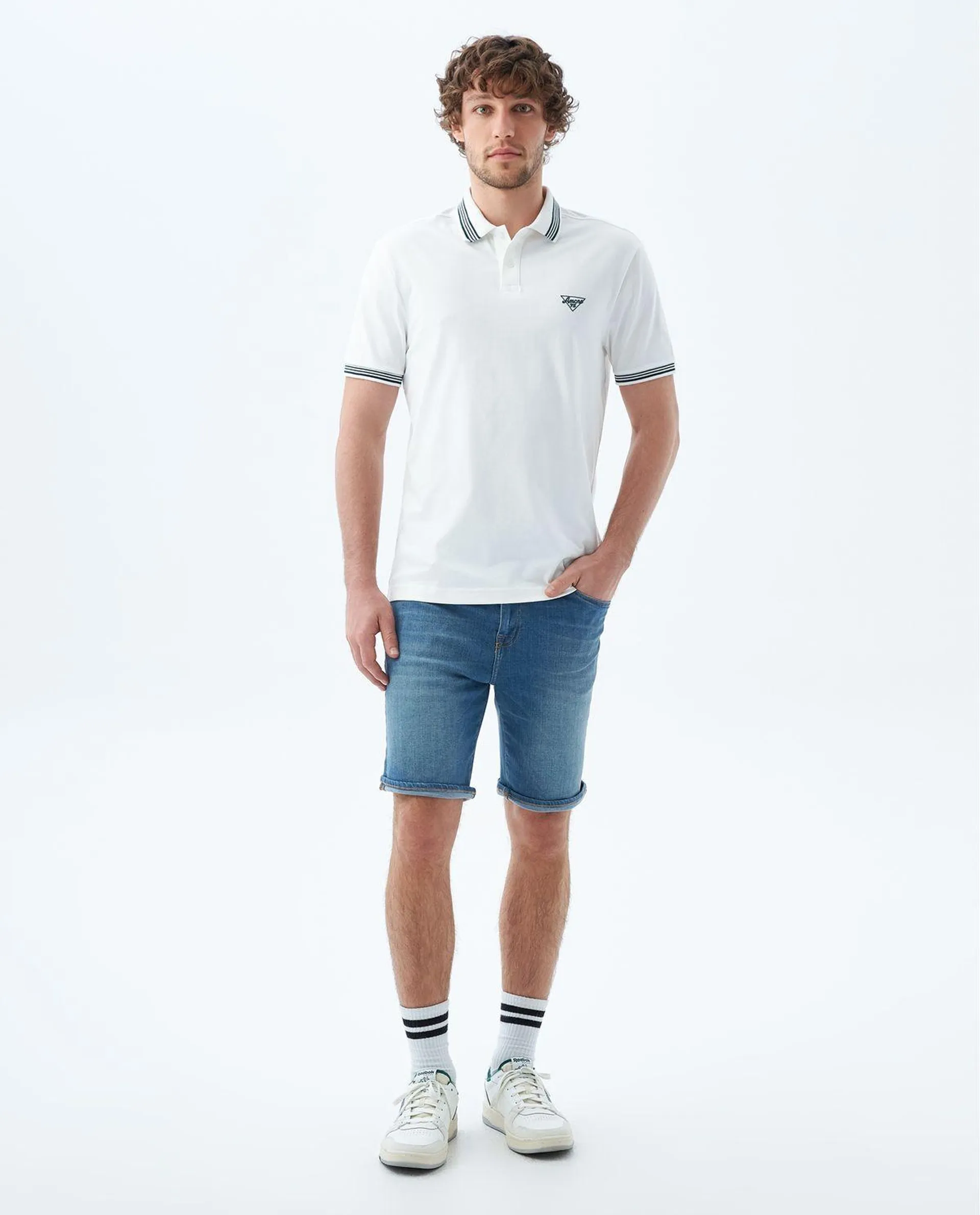 Polo manga corta para hombre