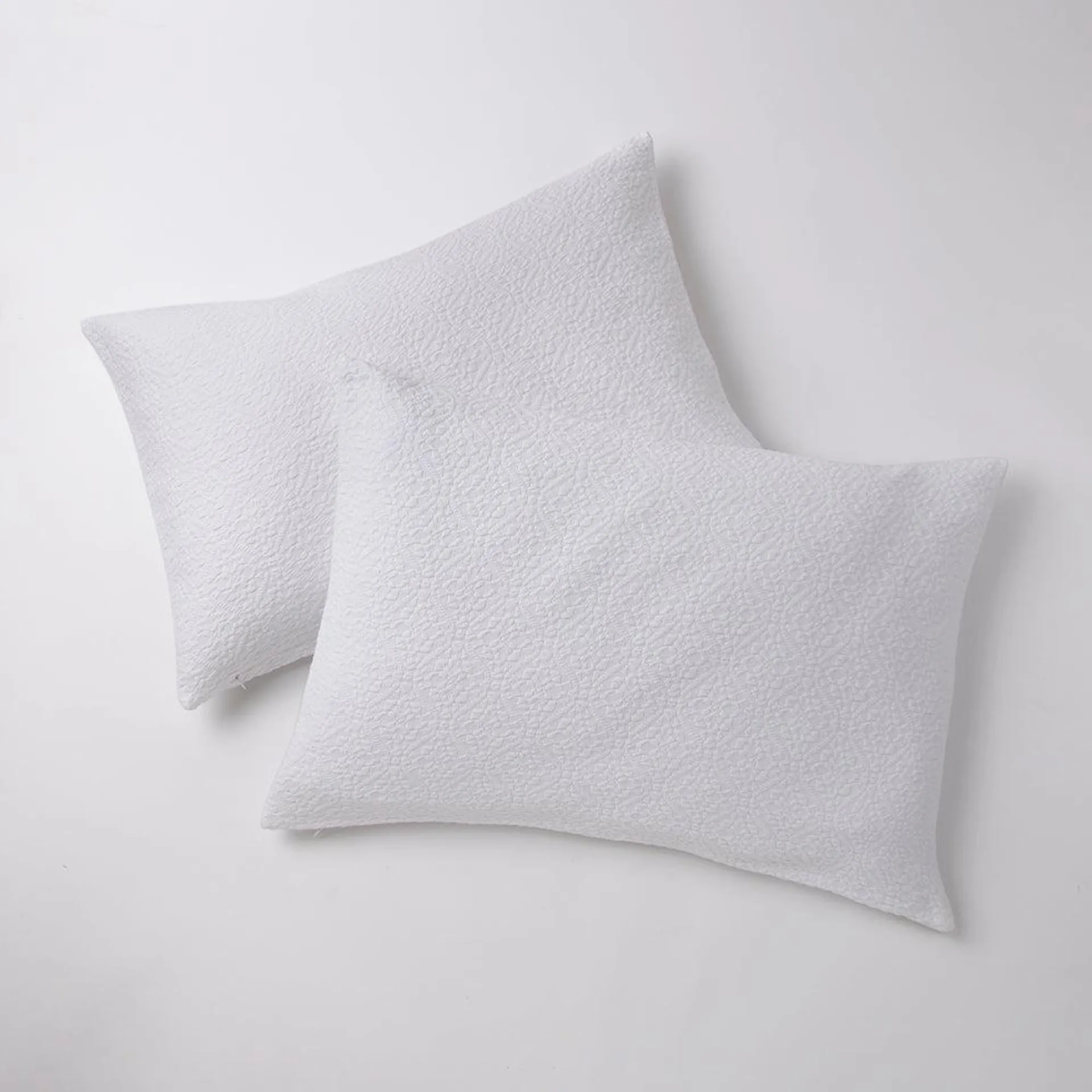 Set 2 Fundas Almohadas Matelasse Paris 50x70cm Blanco