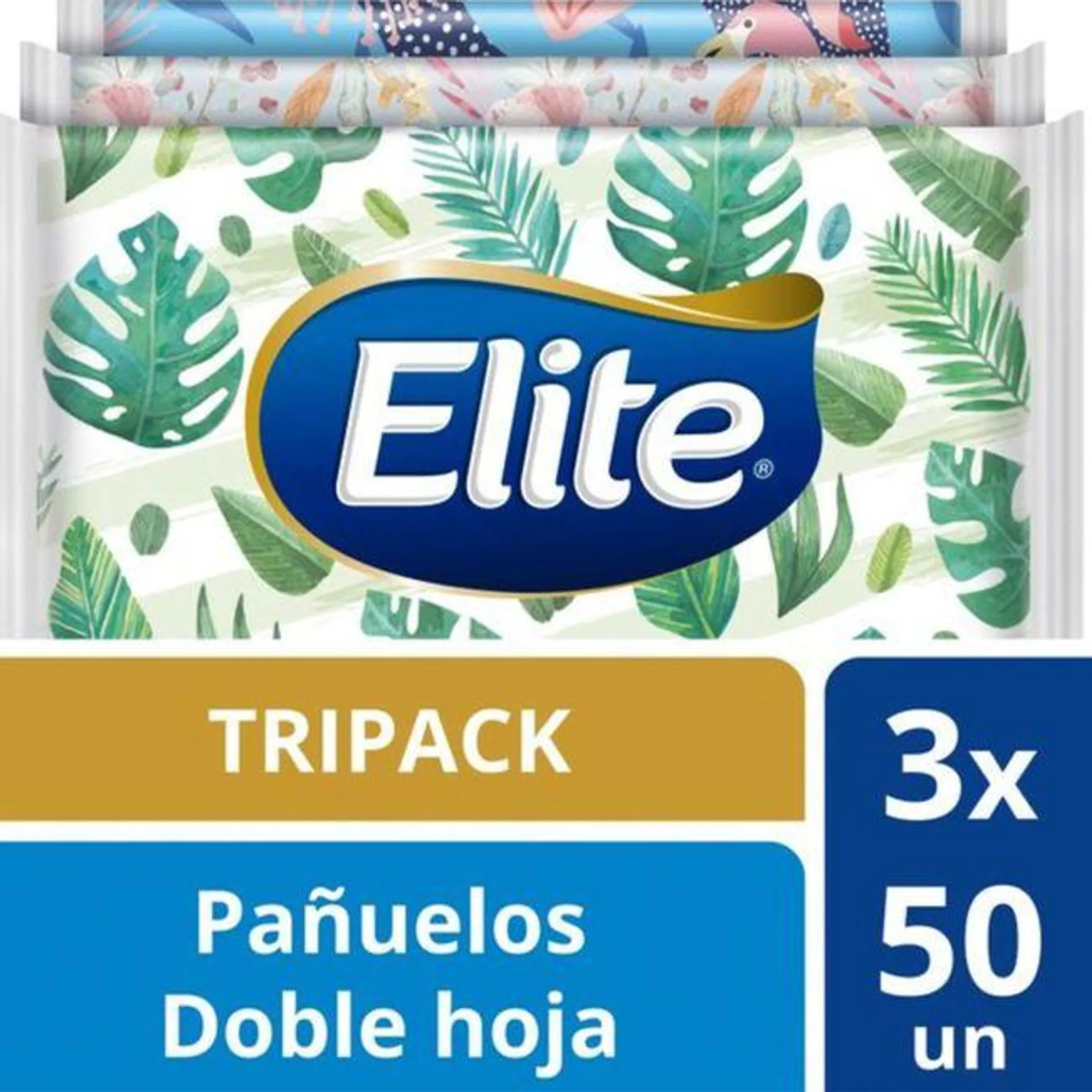 Pañuelos Facial Elite Bolsa 50 un.