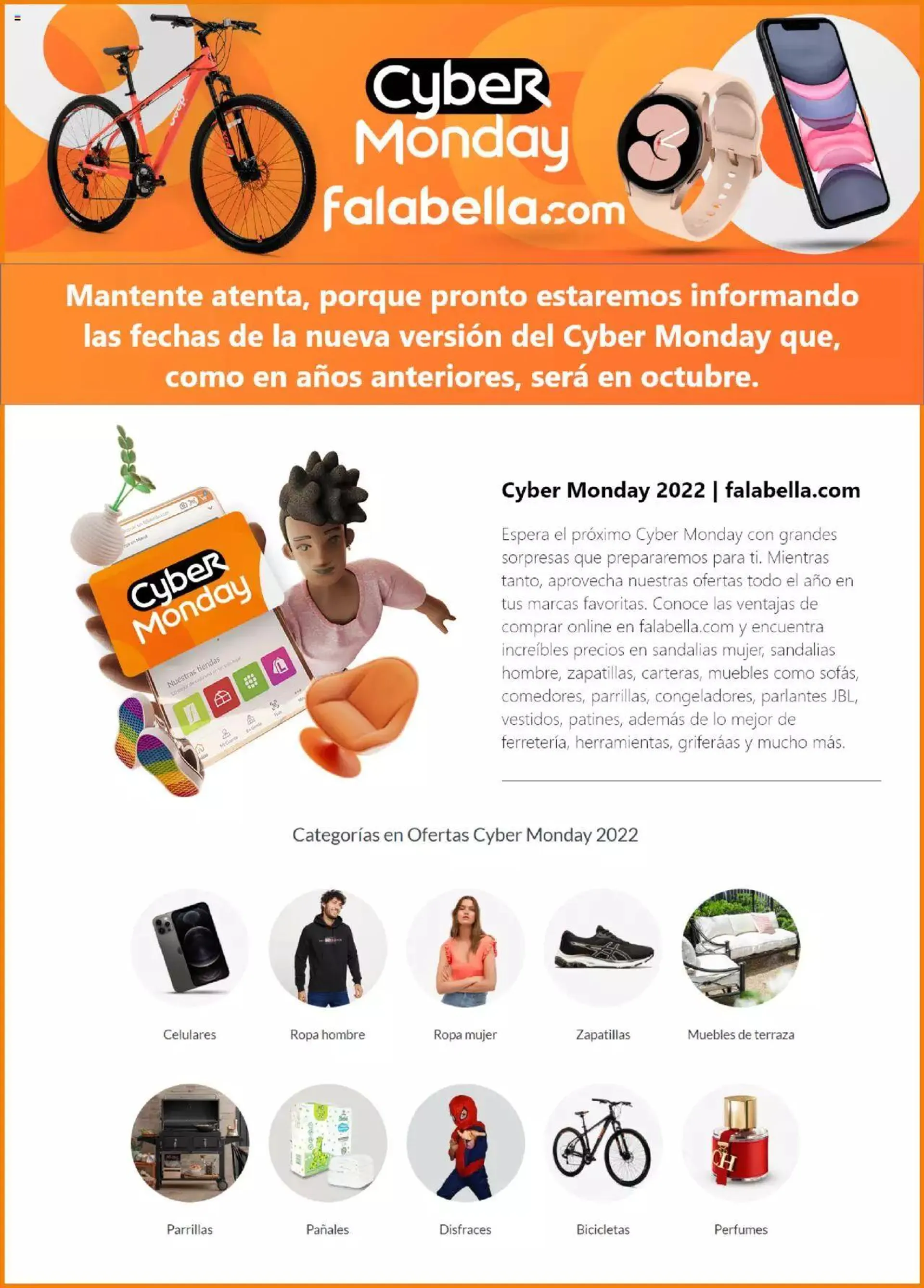 Falabella - Cyber Monday Aviso - 0