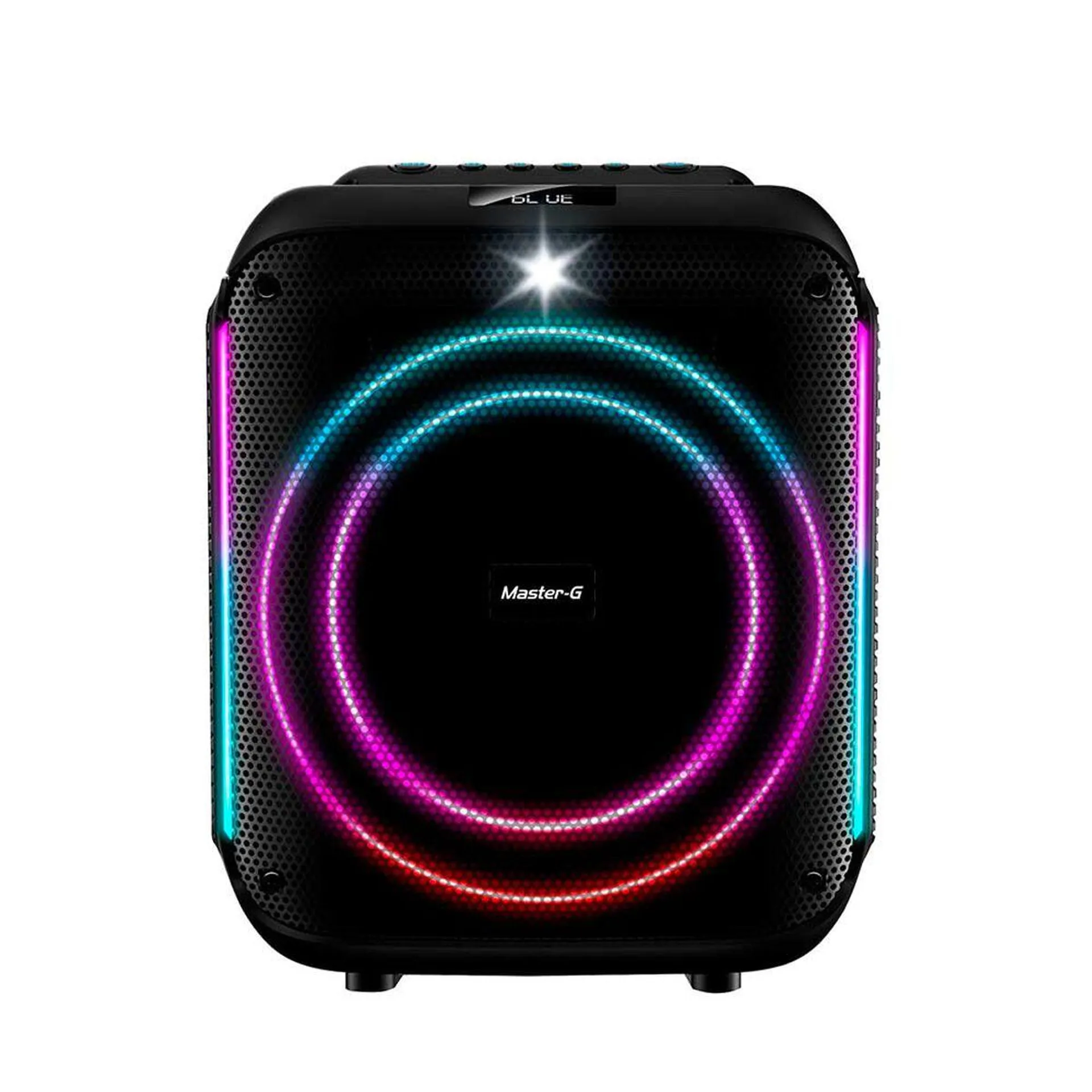 Parlante Bluetooth Master-G MG Scratch Negro Karaoke