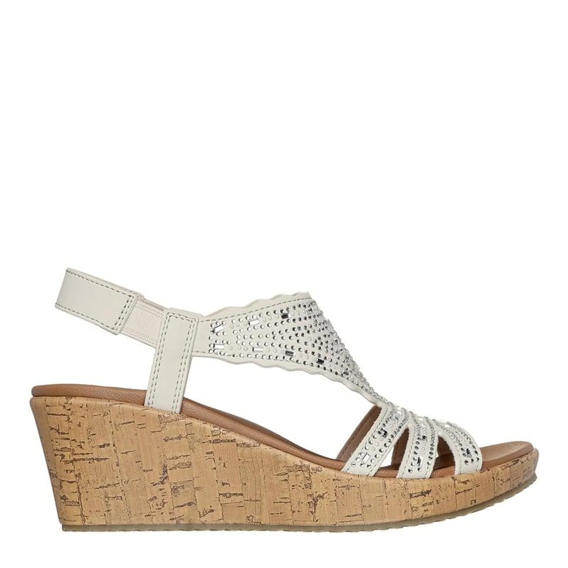 Sandalia Mujer Blanco Skechers