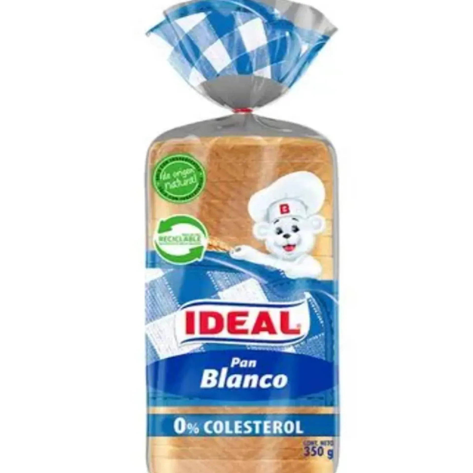 Pan Blanco Ideal 350 Grs