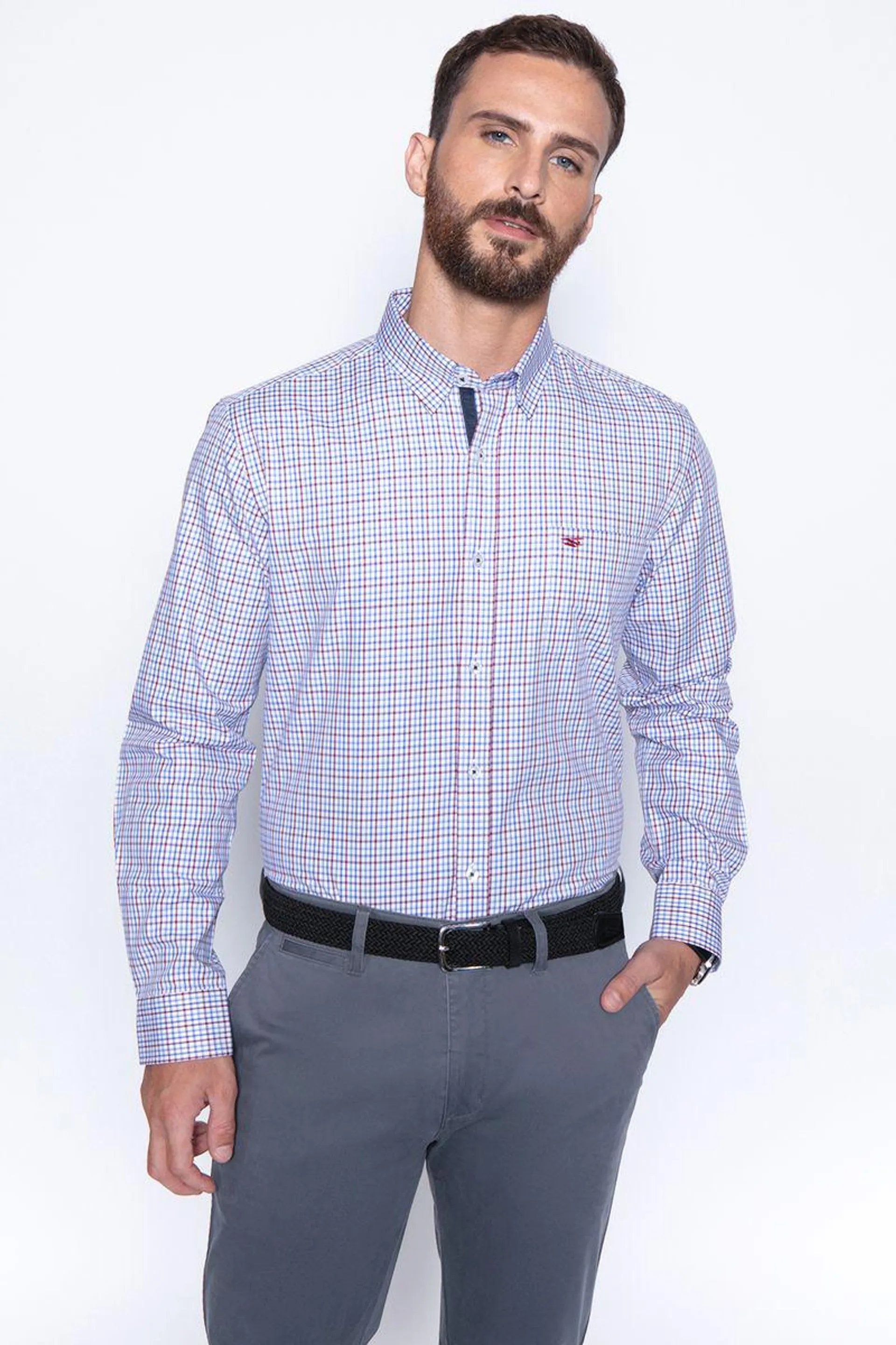 Camisa Checkered Madison Sm Red