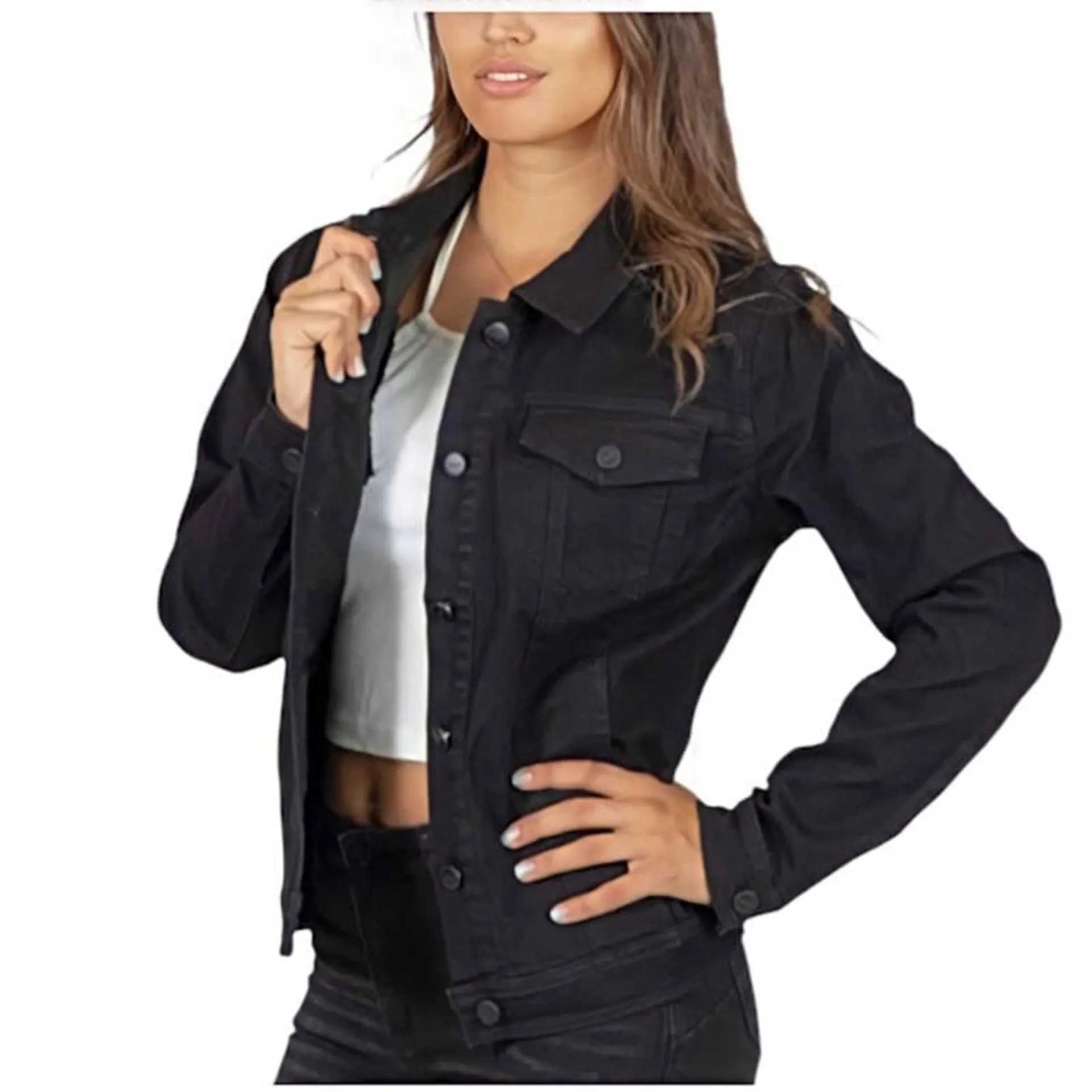 Chaqueta Mezclilla Clasic Woman Mujer